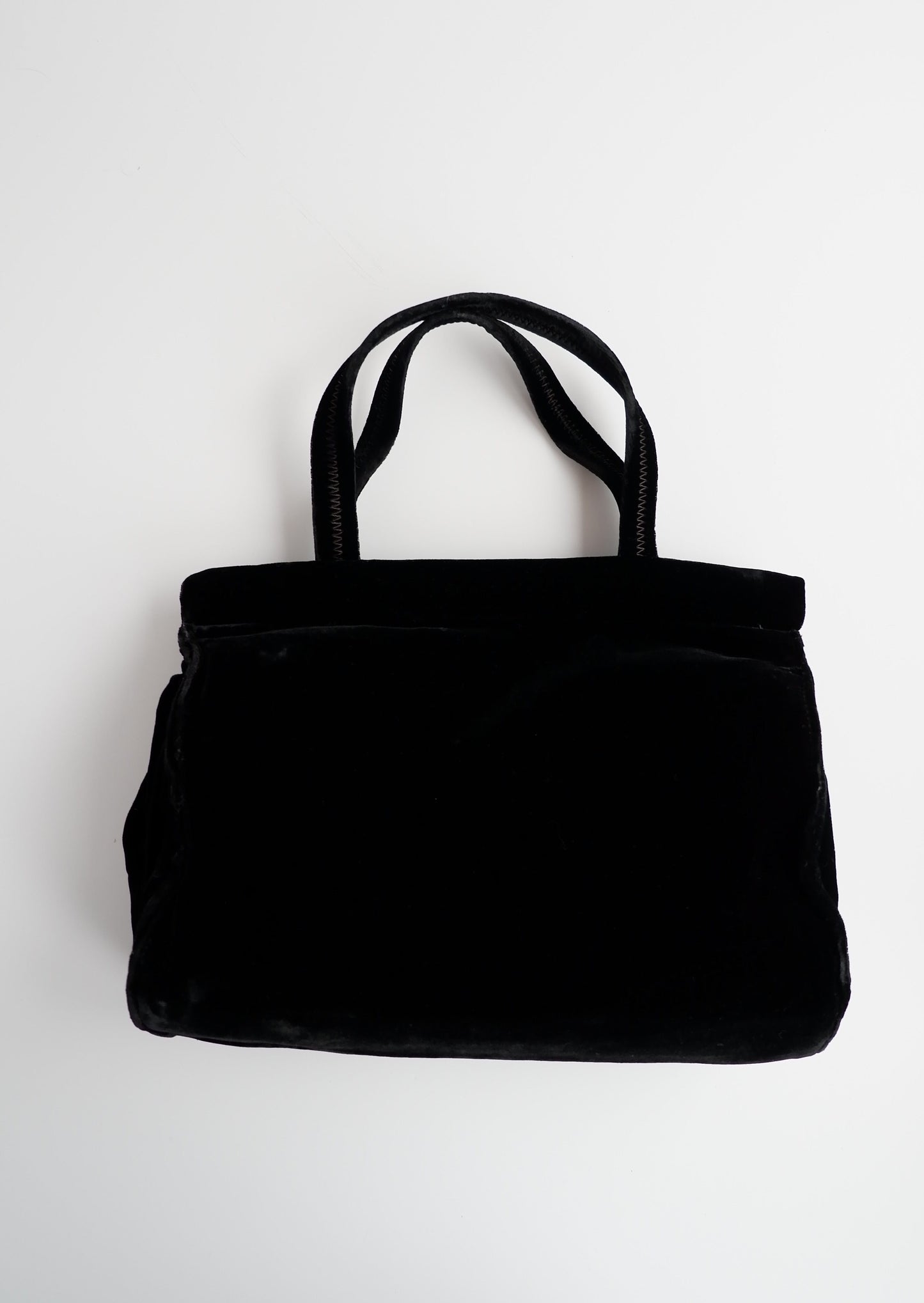 Authentic Preowned Prada Black Velvet Handbag