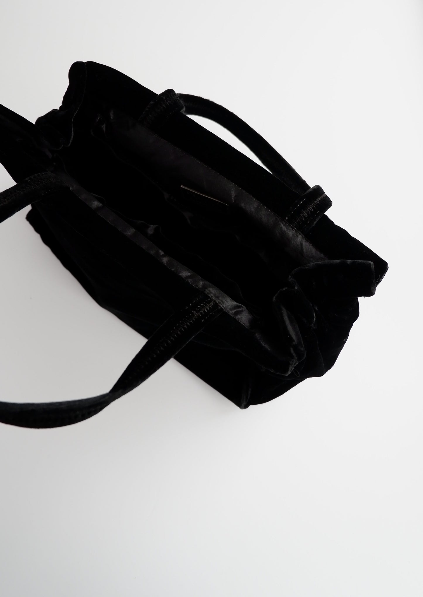 Authentic Preowned Prada Black Velvet Handbag