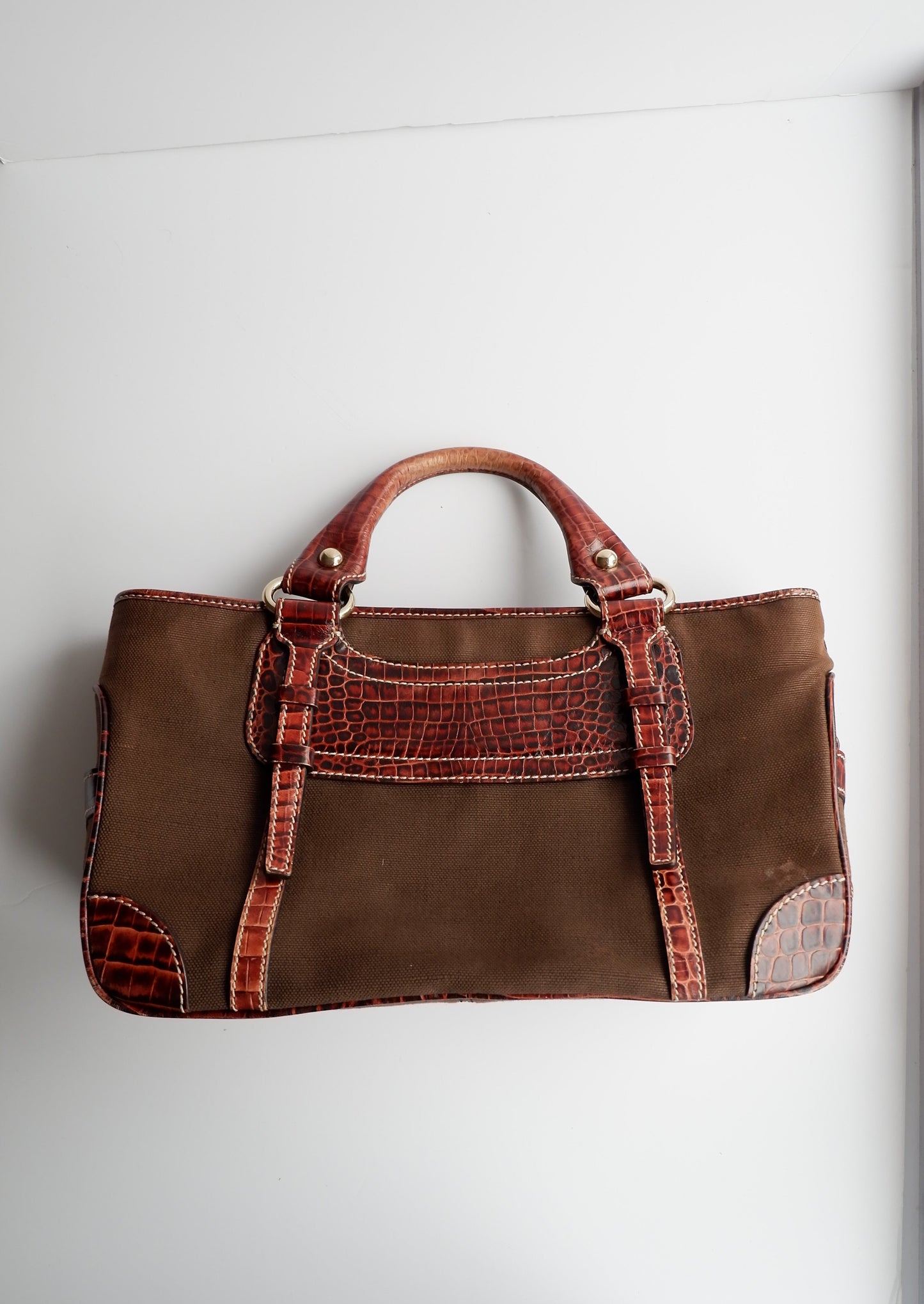 Authentic Preowned Vintage Celine Brown Boogie Bag