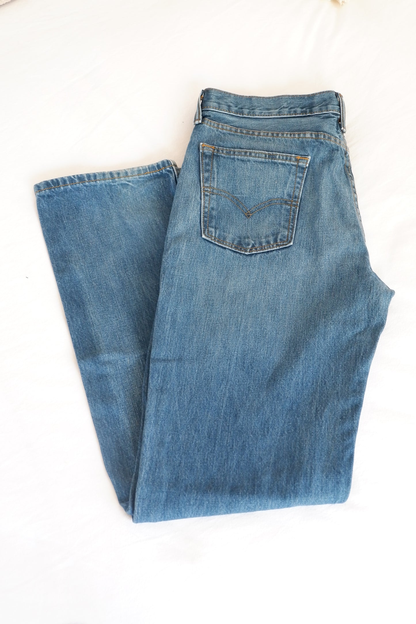 Levis 514 Navy Blue Regular Fit Jeans - 34