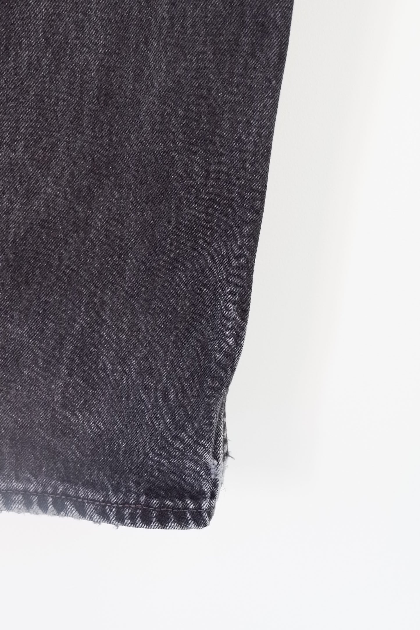 Levis Vintage 501 Black Straight Leg Jeans - 33