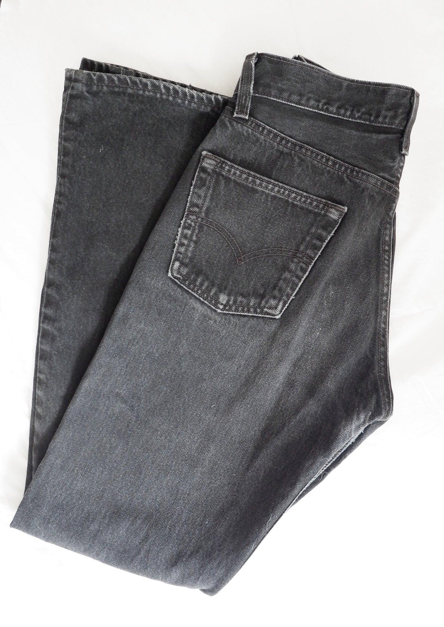 Levis Vintage 501 Black Jeans - 28