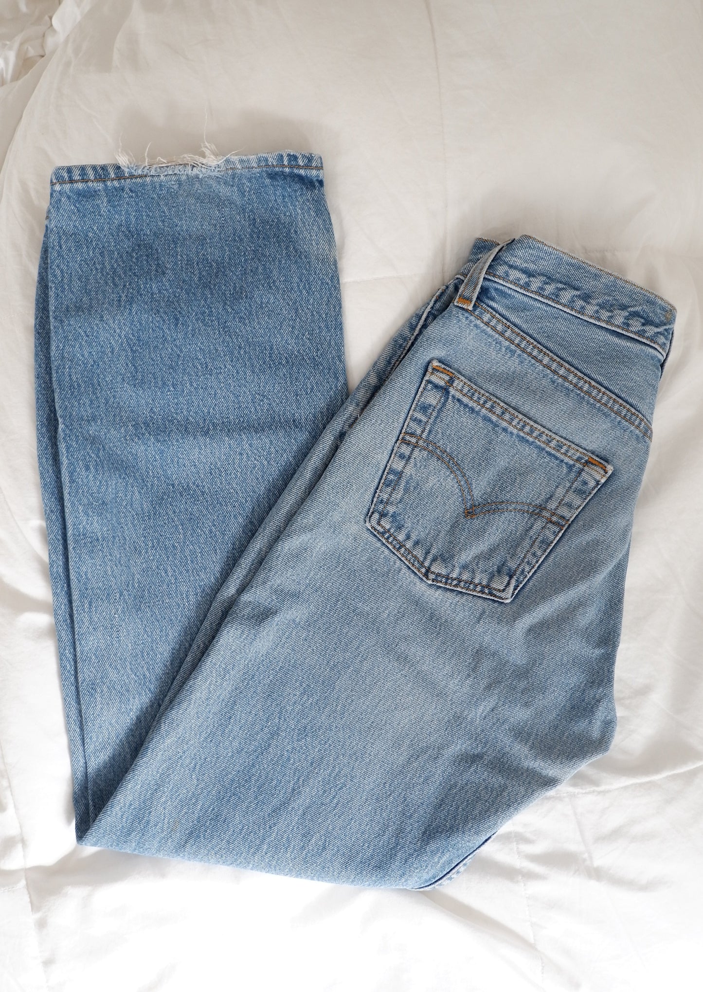 Levis Vintage 501 Medium Light Wash Jeans - 30
