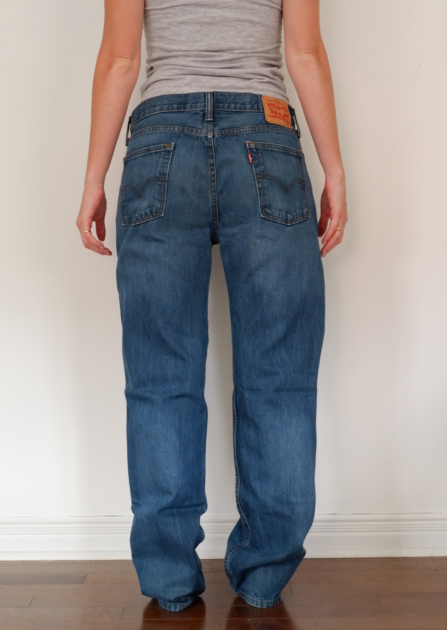 Levis 514 Navy Blue Regular Fit Jeans - 34