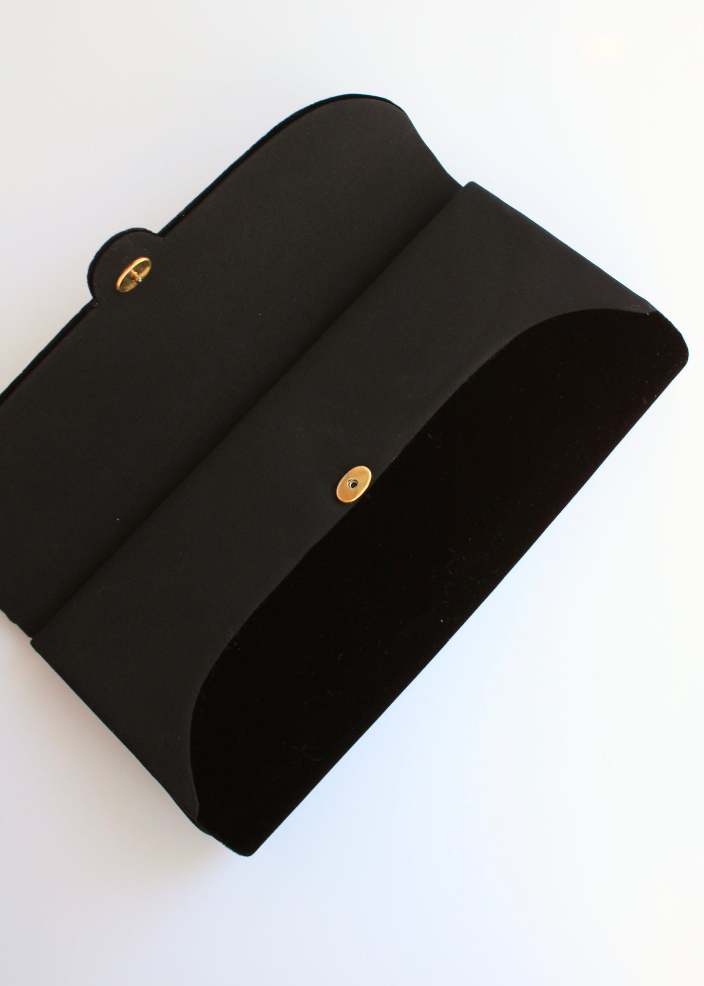 Authentic Preowned Vintage Gucci Black Velvet Clutch