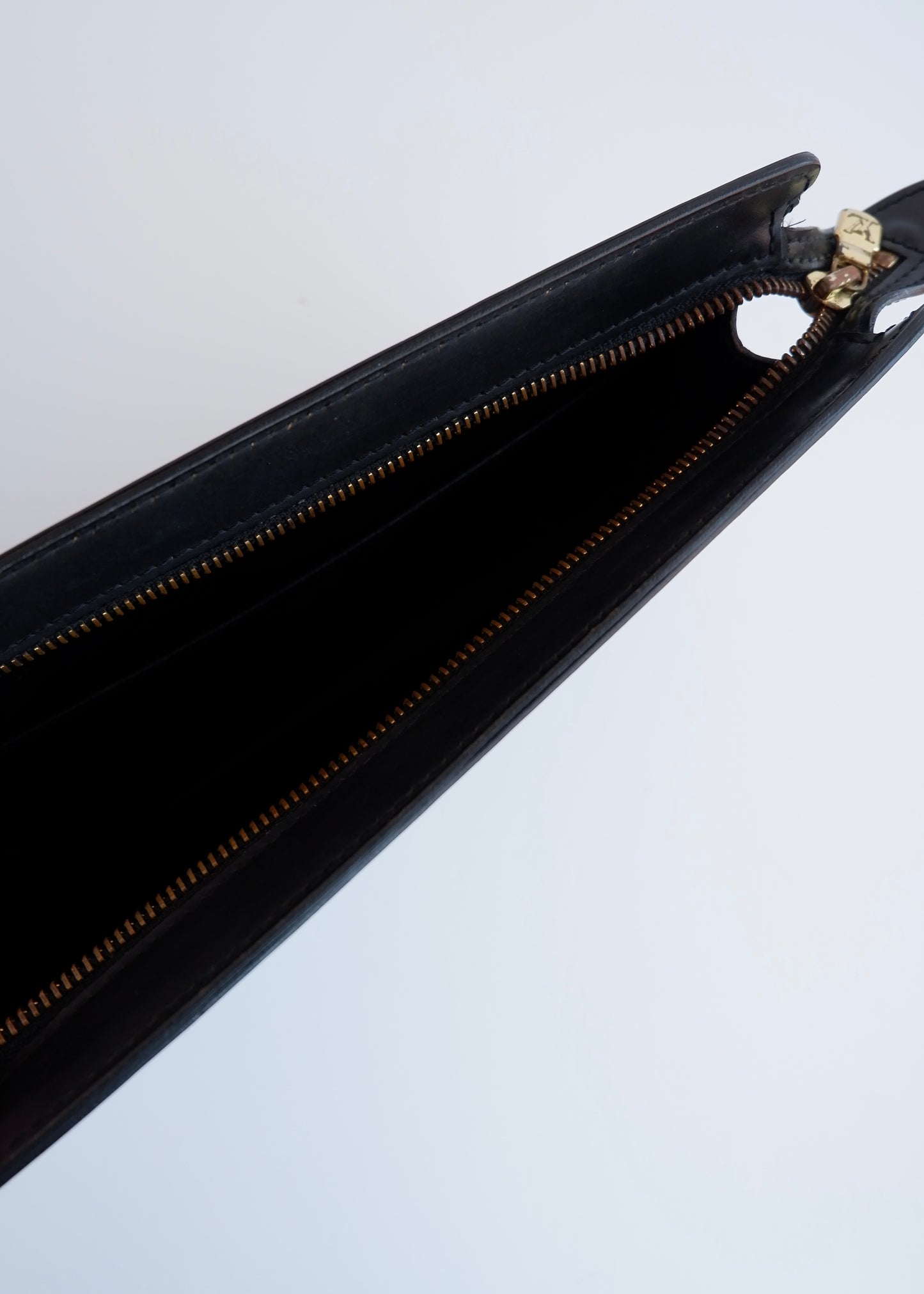Authentic Preowned Louis Vuitton Black Epi Clutch