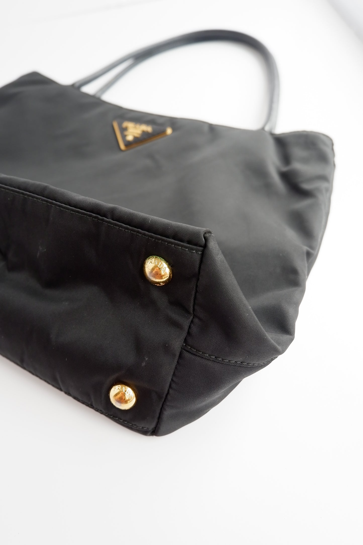 Authentic Preowned Prada Black Nylon/ Leather Shoulder Bag