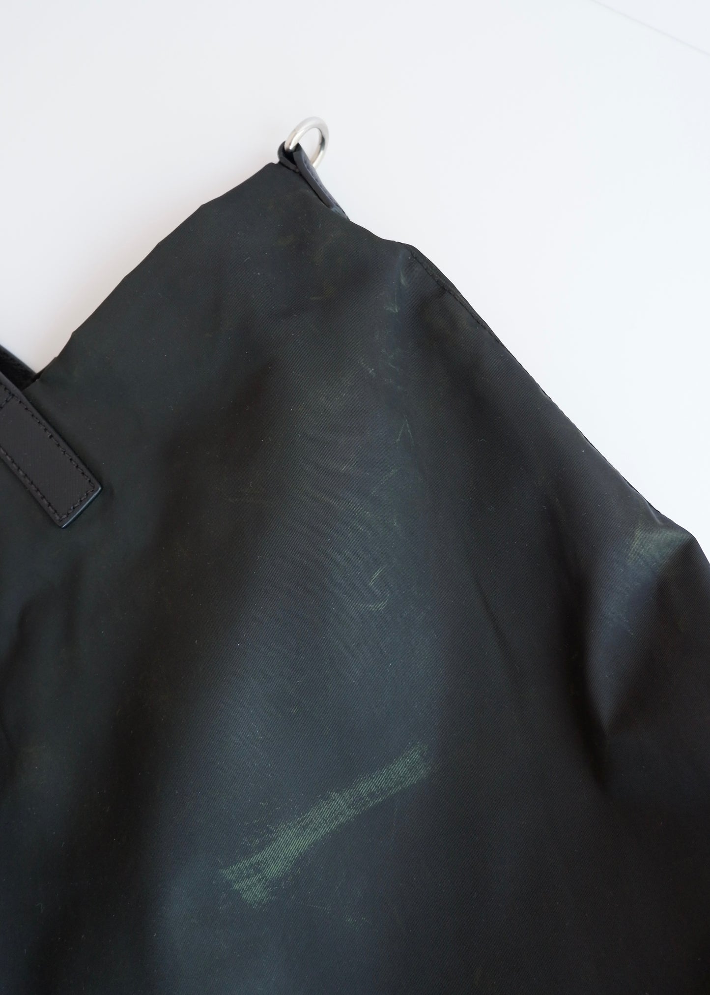 Authentic Preowned Prada Black Nylon Two Way Tote Bag