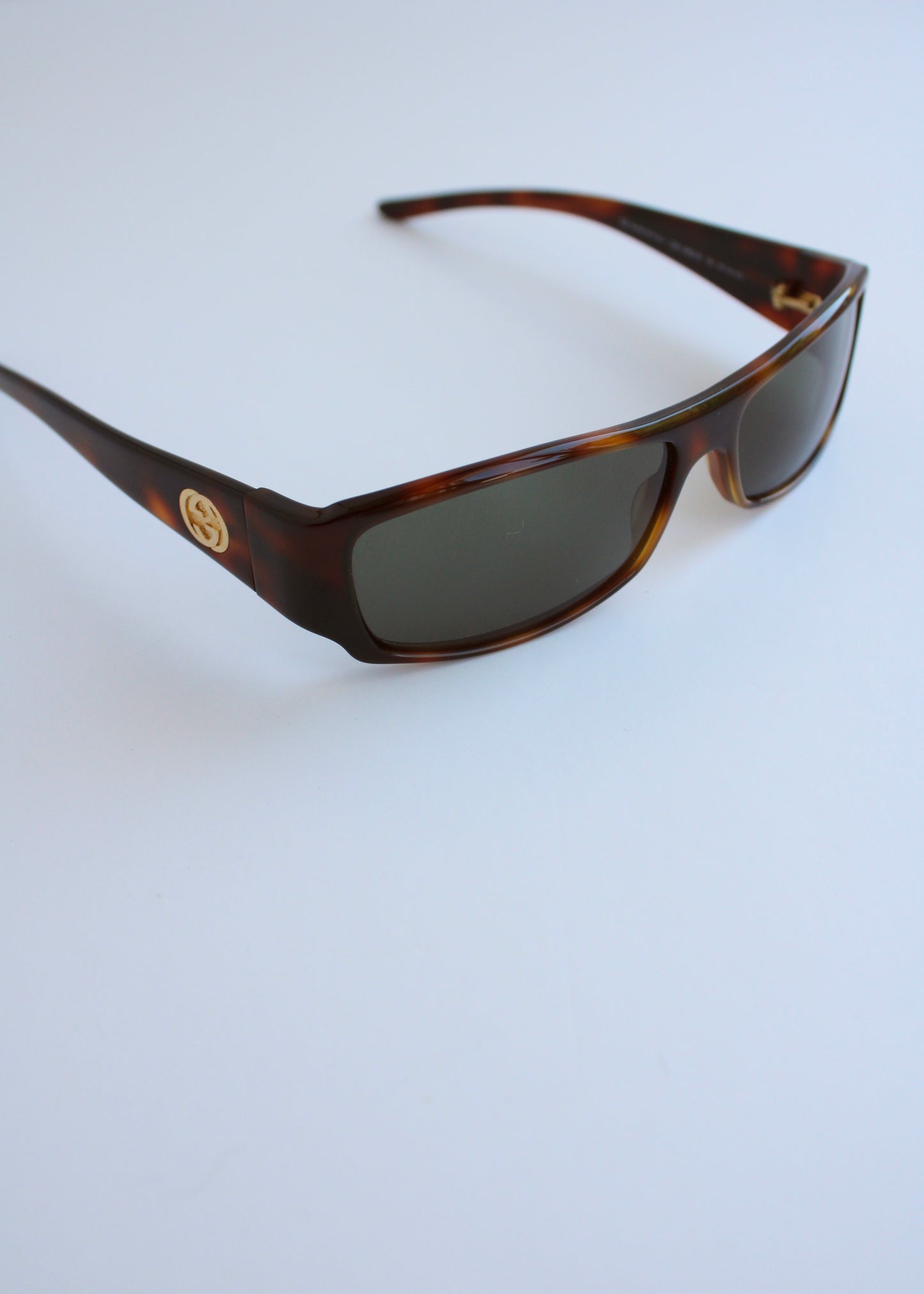 Authentic Preowned Vintage Gucci Brown Square Frame Sunglasses