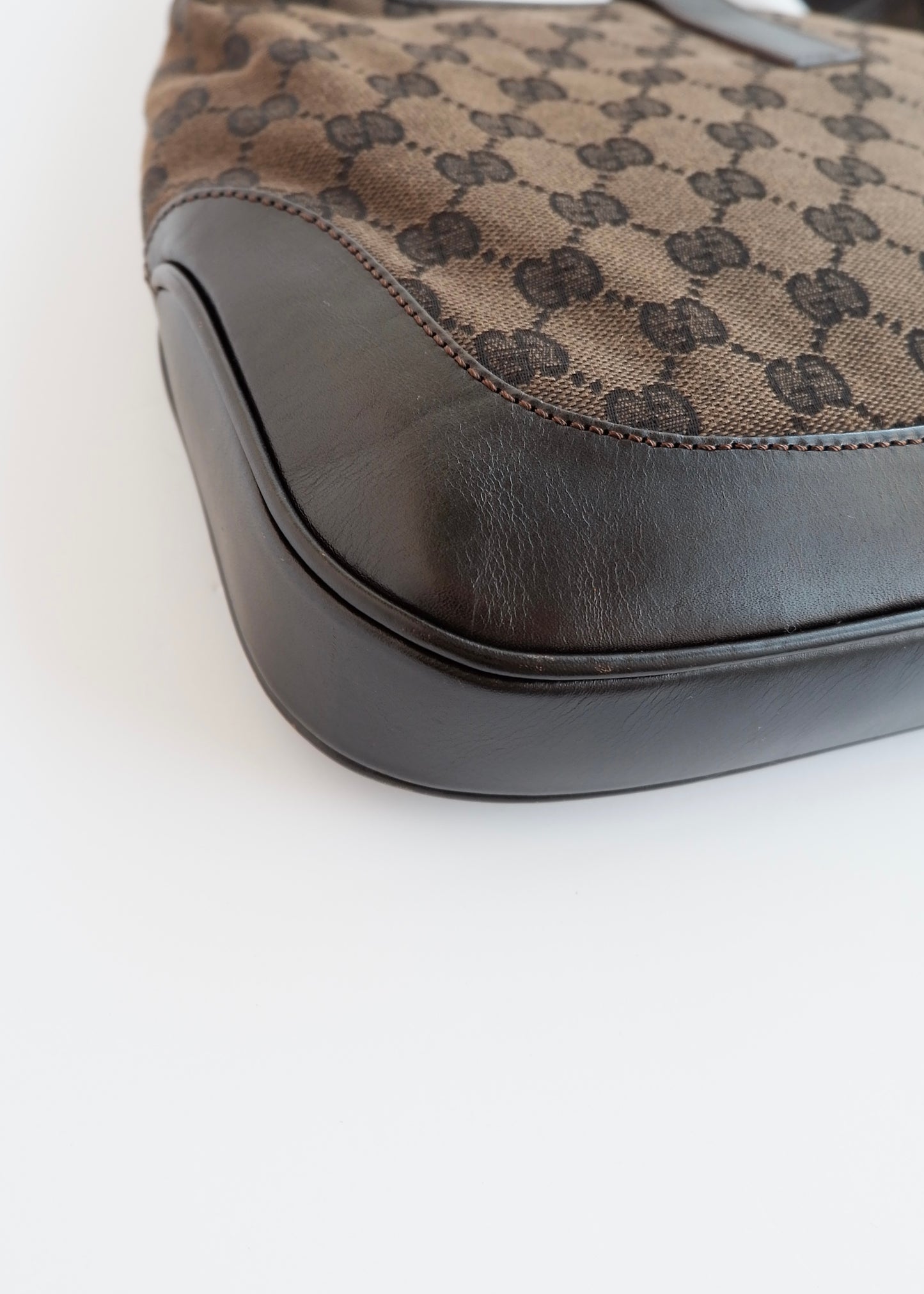 Authentic Preowned Gucci Brown GG Canvas Jackie Bag