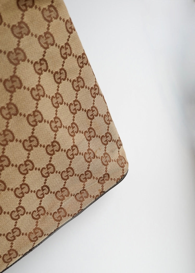 Authentic Preowned Gucci Brown GG Canvas Hobo Shoulder Bag