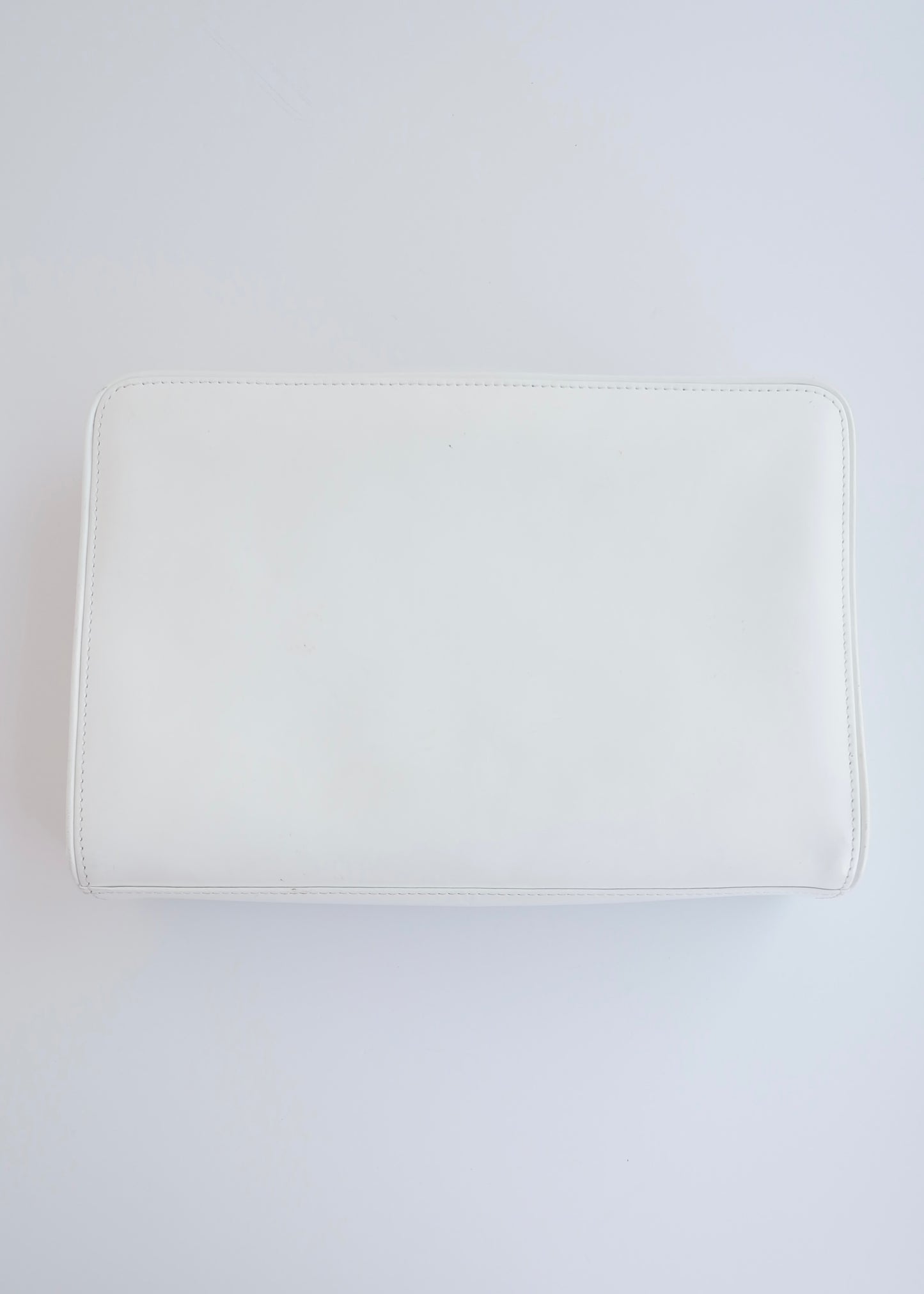 Authentic Preowned Vintage Givenchy White Leather Clutch
