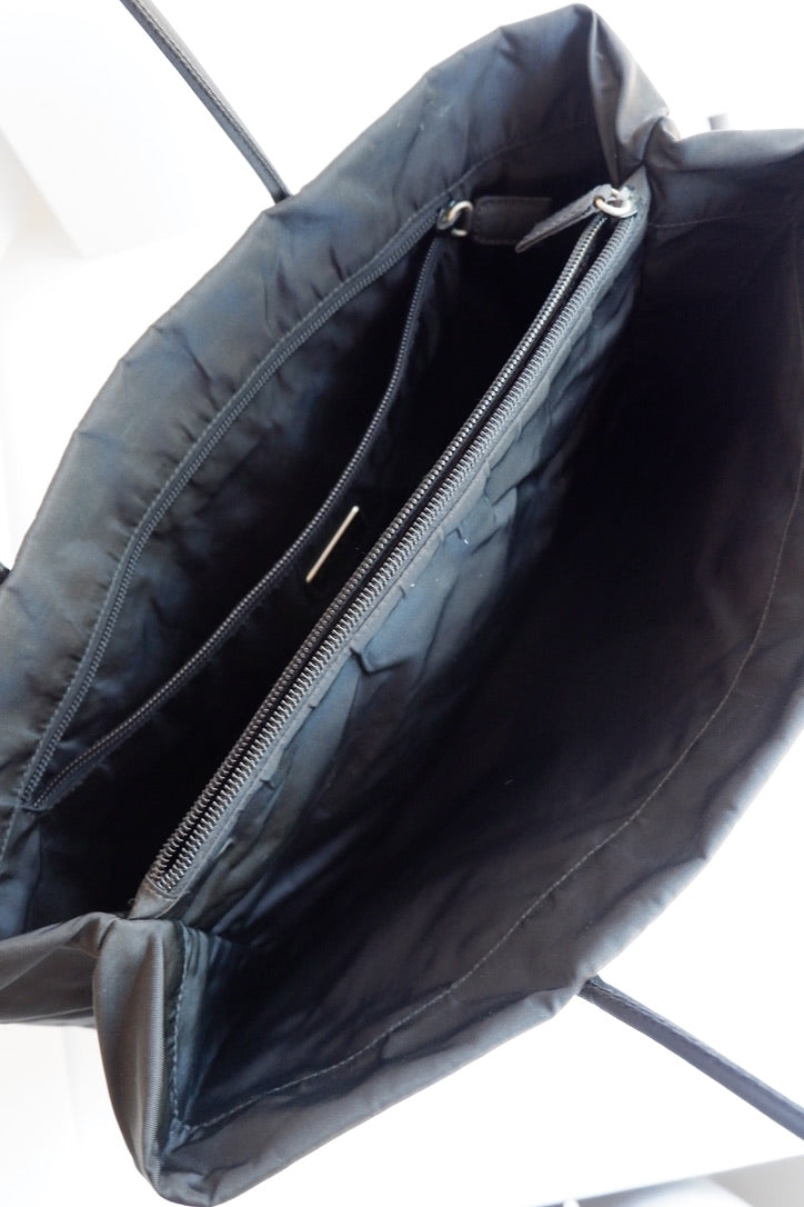 Authentic Preowned Prada Black Nylon Thin Strap Tote Bag
