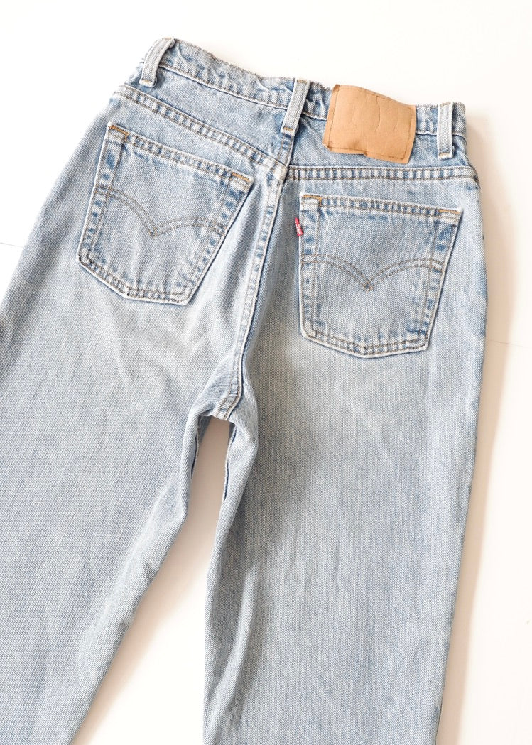 Levis Vintage 512 Medium Light Wash Slim Fit Jeans - 25