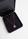 Authentic Preowned Tiffany & Co. Paloma Picasso (925) Silver Daisy Flower Pendant Necklace
