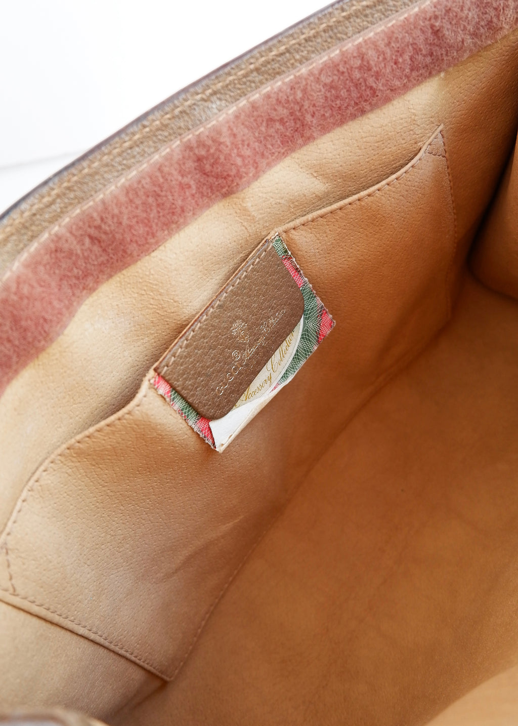 Preowned Vintage Gucci Brown GG Coated Canvas Clutch