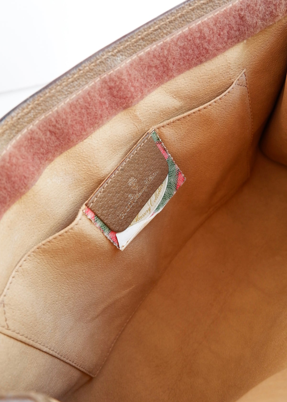 Preowned Vintage Gucci Brown GG Coated Canvas Clutch