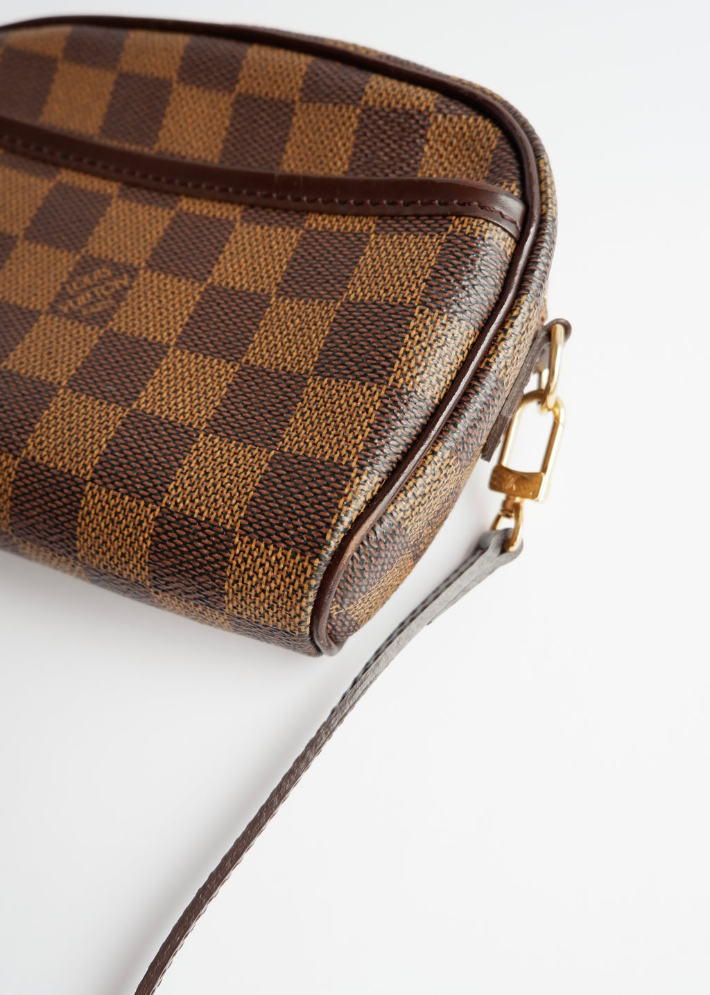 Authentic Preowned Louis Vuitton Damier Ebene Ipanema PM Crossbody Bag