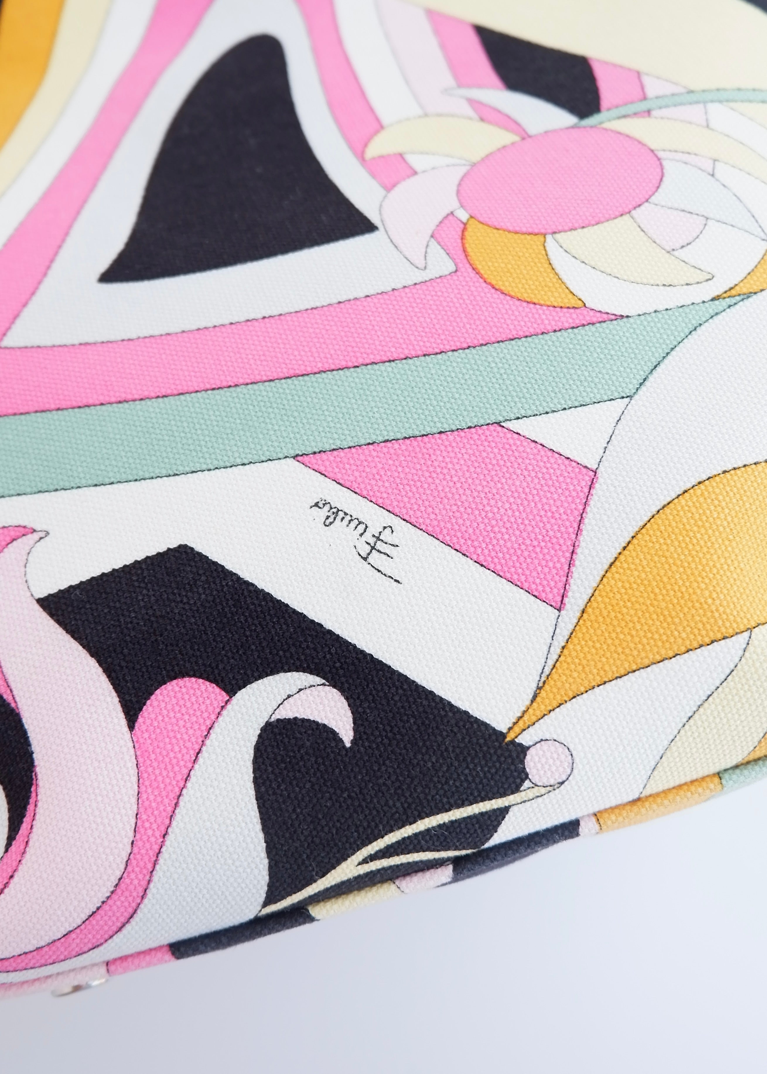 Authentique sac à main Emilio Pucci multicolore d'occasion