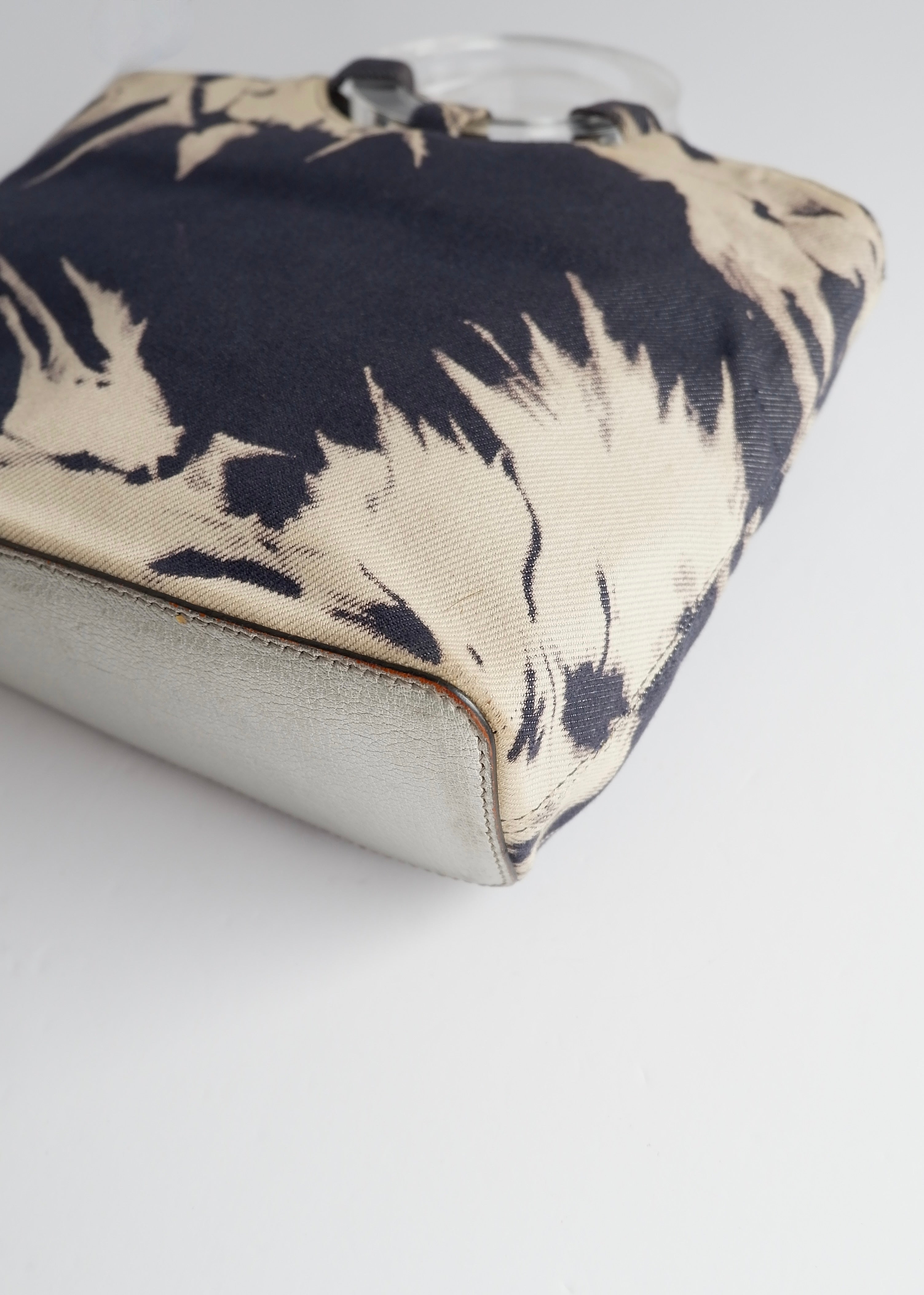 Sac à main Céline vintage authentique en jean, d'occasion