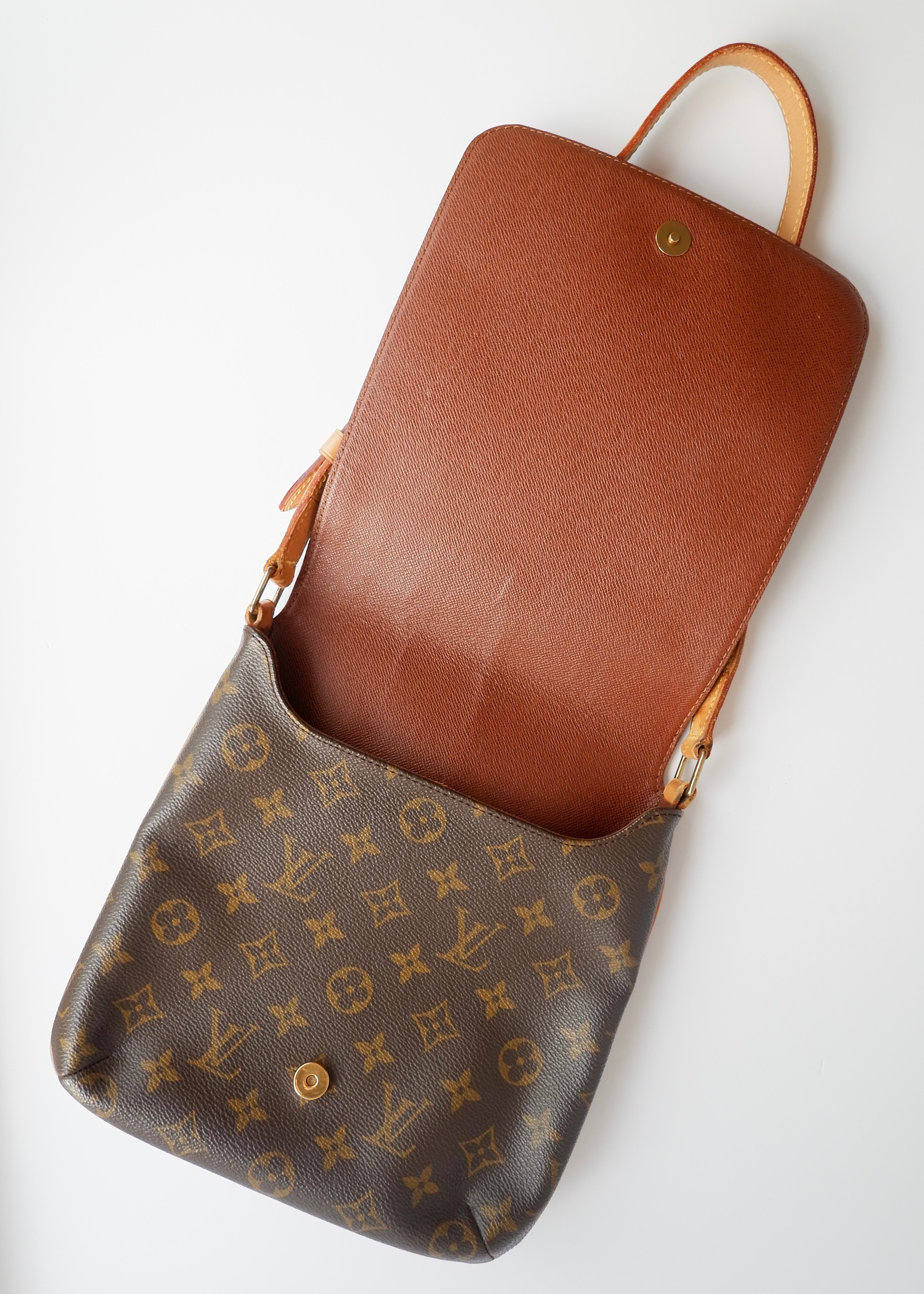 Preowned Louis Vuitton Brown Monogram Musette Tango Salsa Shoulder Bag