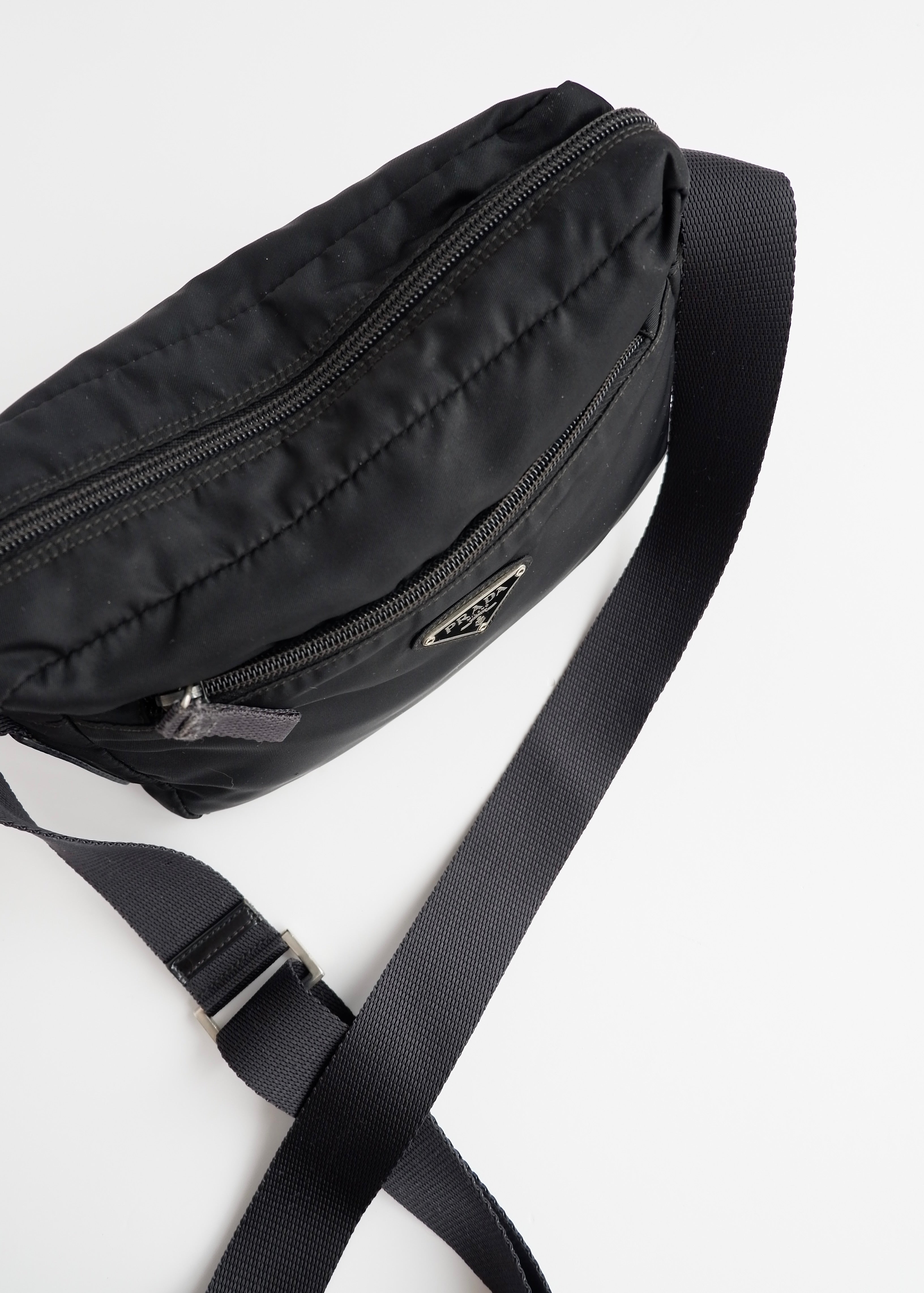 Authentic Preowned Prada Black Nylon Crossbody Bag