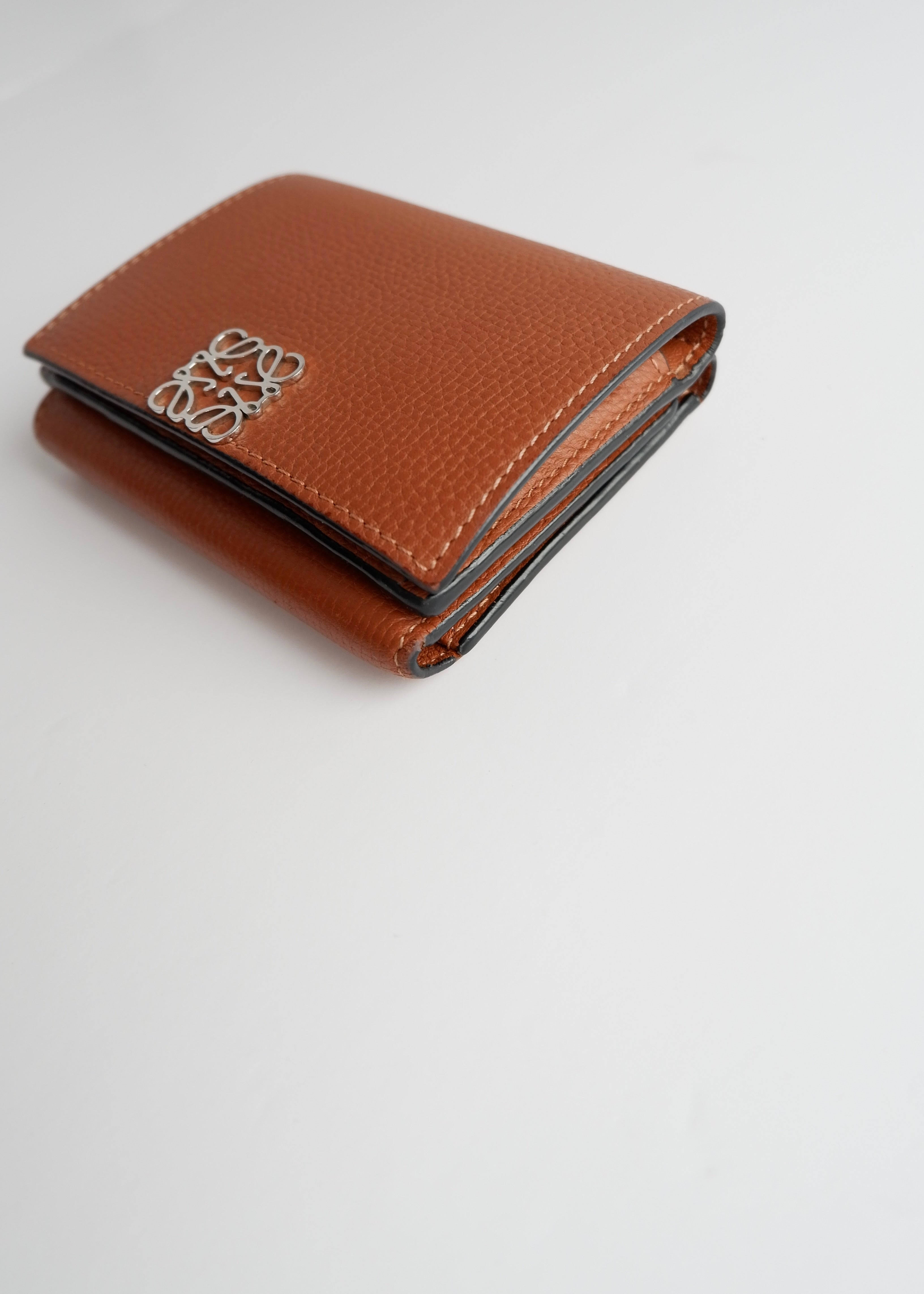 Authentic Preowned Loewe Brown Leather Bi-Fold Wallet