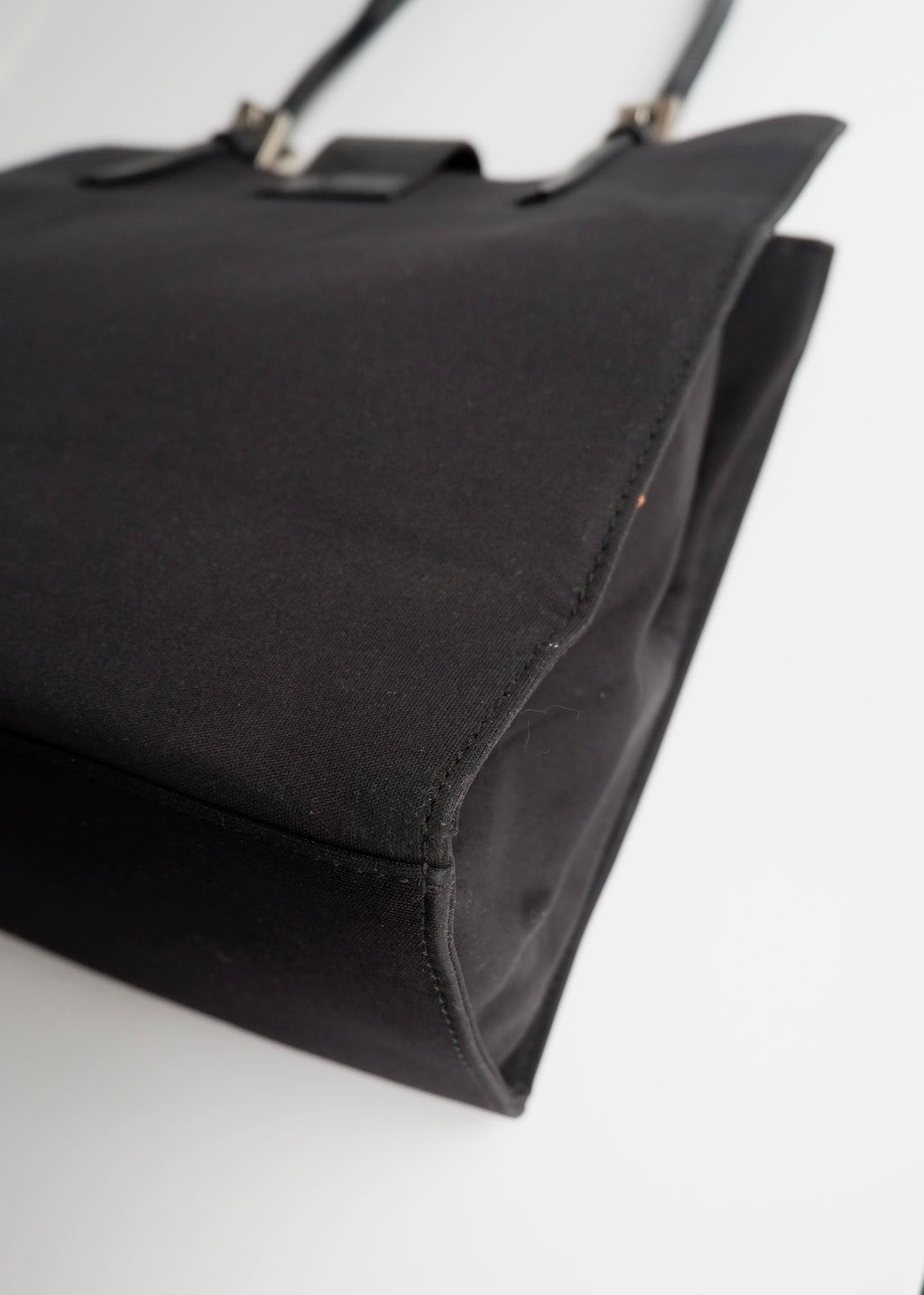 Authentic Preowned Fendi Black Fabric FF Logo Shoulder Bag