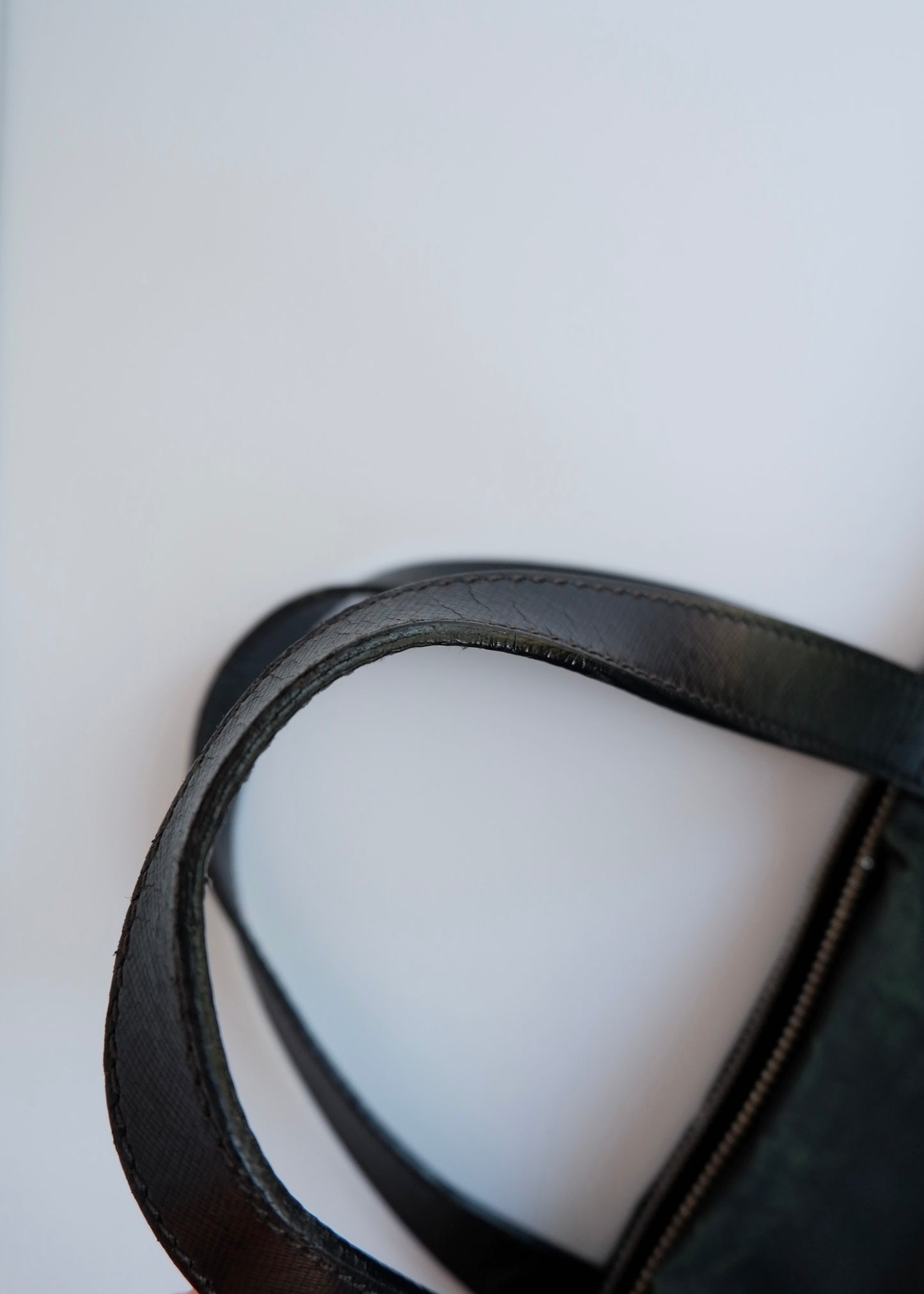 Authentic Preowned Prada Black Nylon Two Way Tote Bag