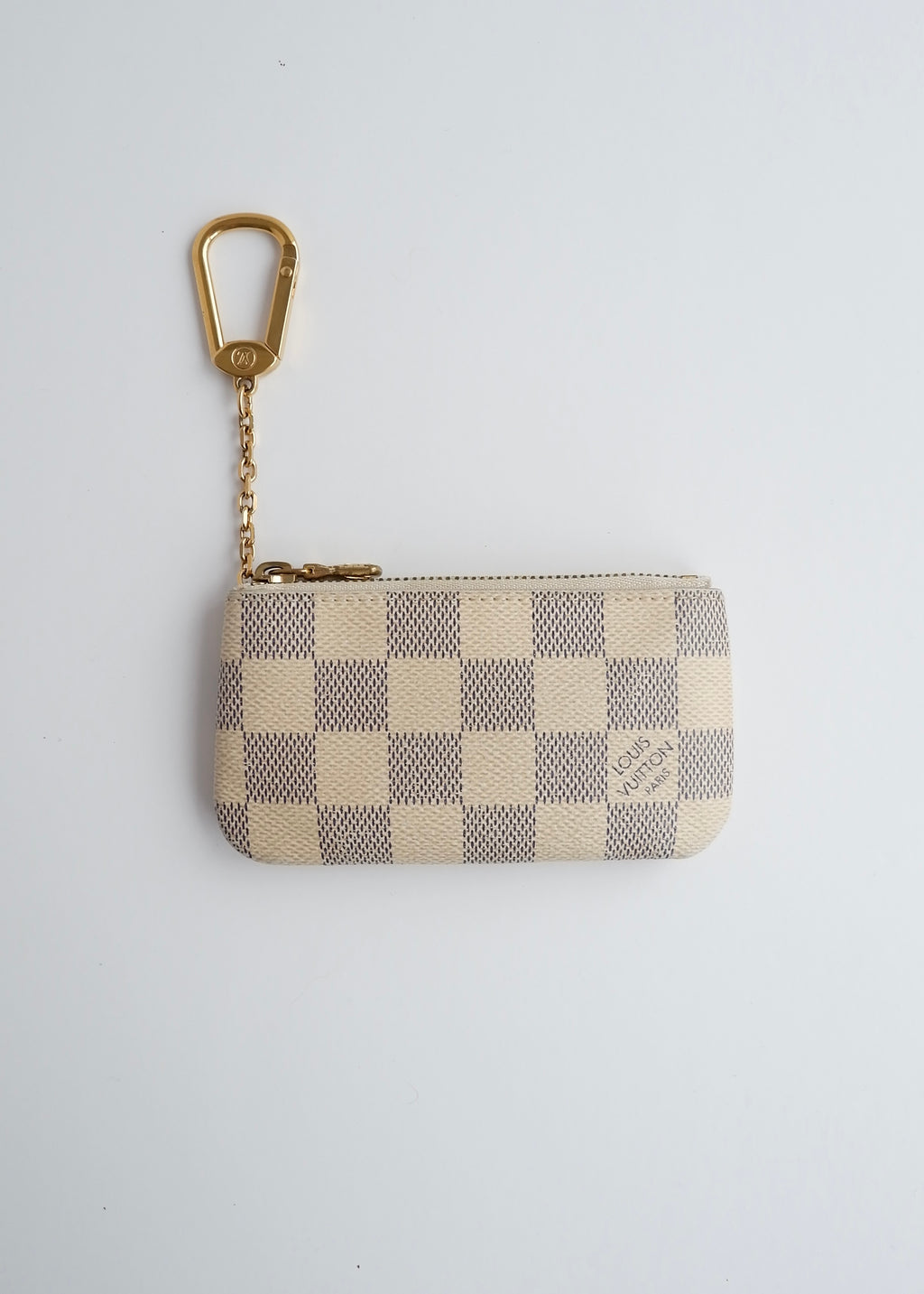 Pochette Clés Louis Vuitton Damier Azur d'occasion authentique