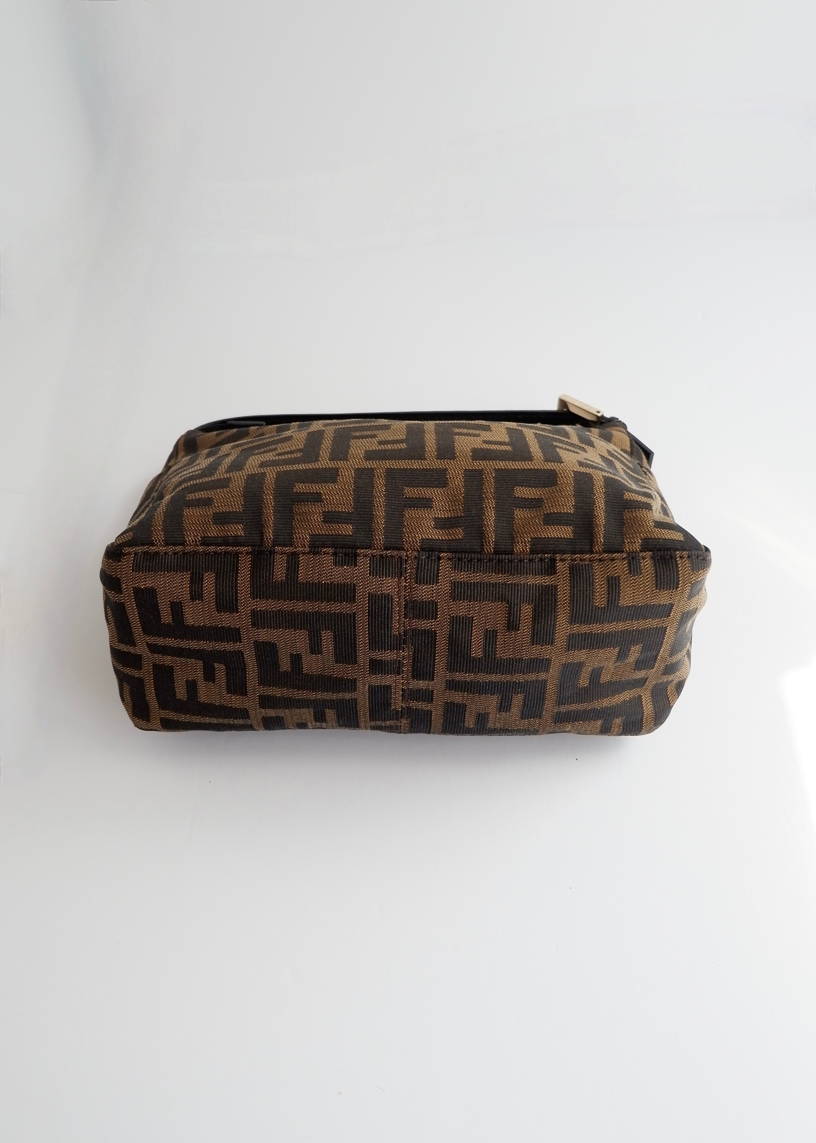 Preowned Fendi Zucca Print Micro Handbag