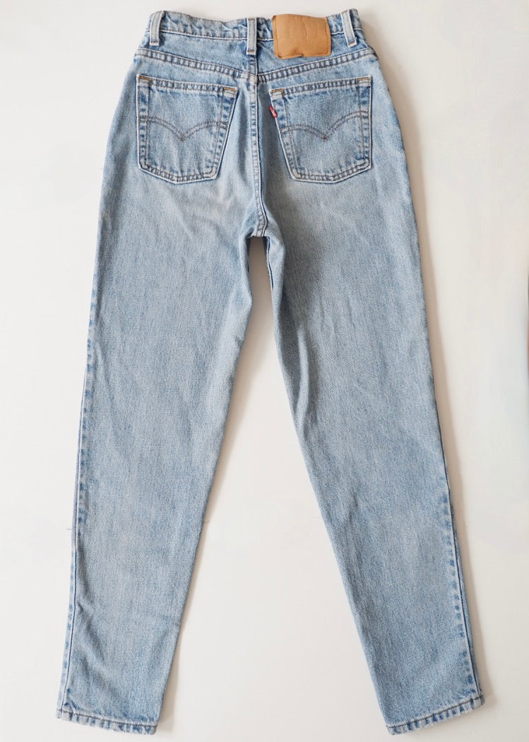 Levis Vintage 512 Medium Light Wash Slim Fit Jeans - 25