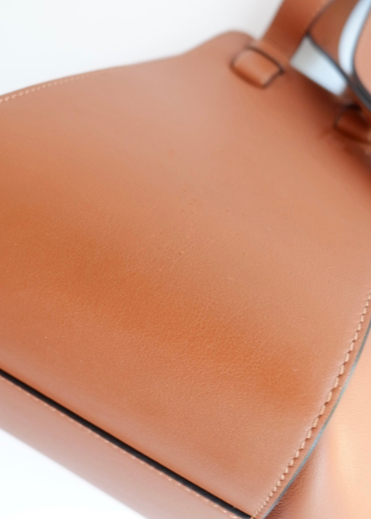 Preowned Loewe Brown Leather Hammock Bag