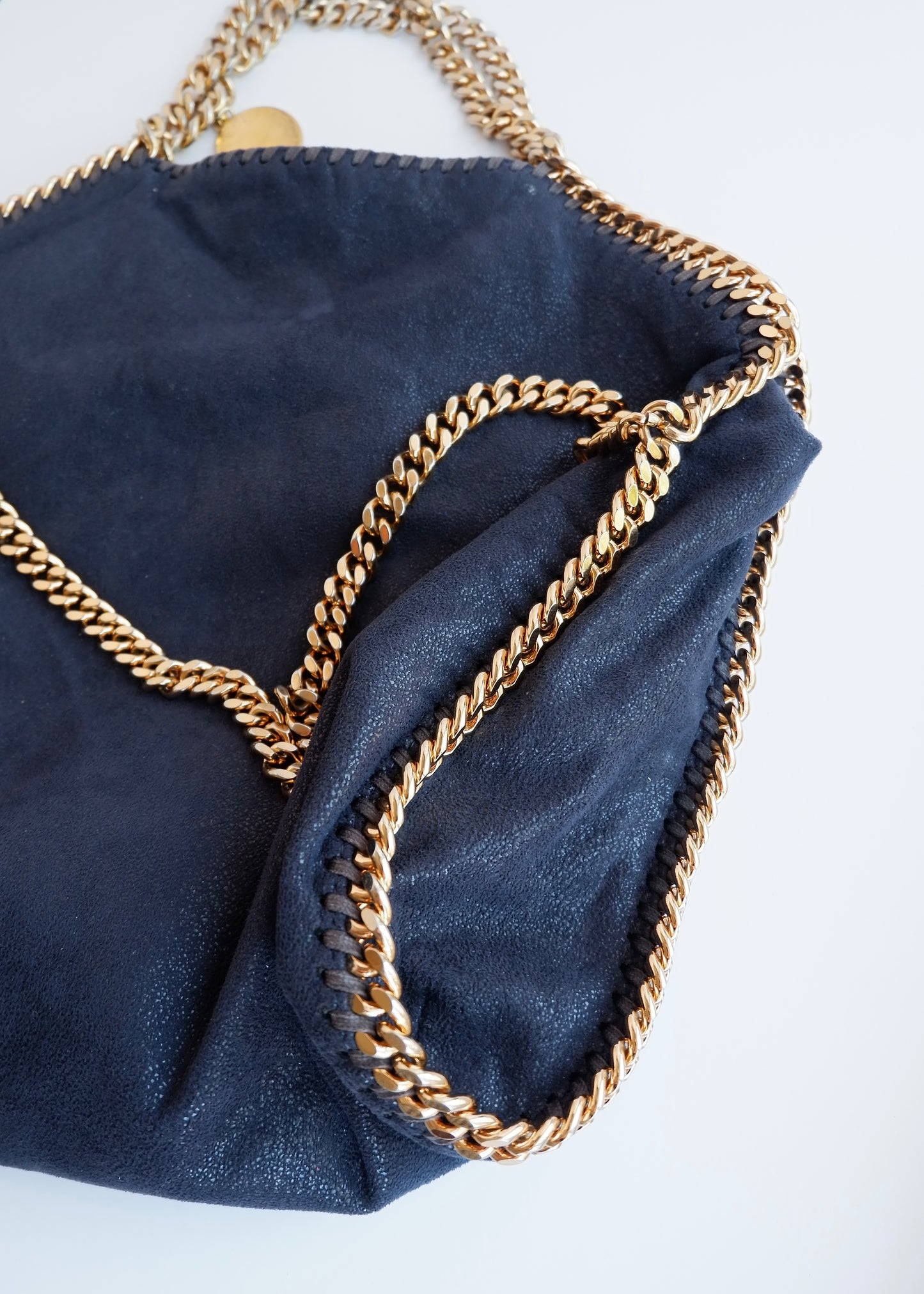 Authentic Preowned Stella McCartney Navy Fallabela Two Way Shoulder Bag