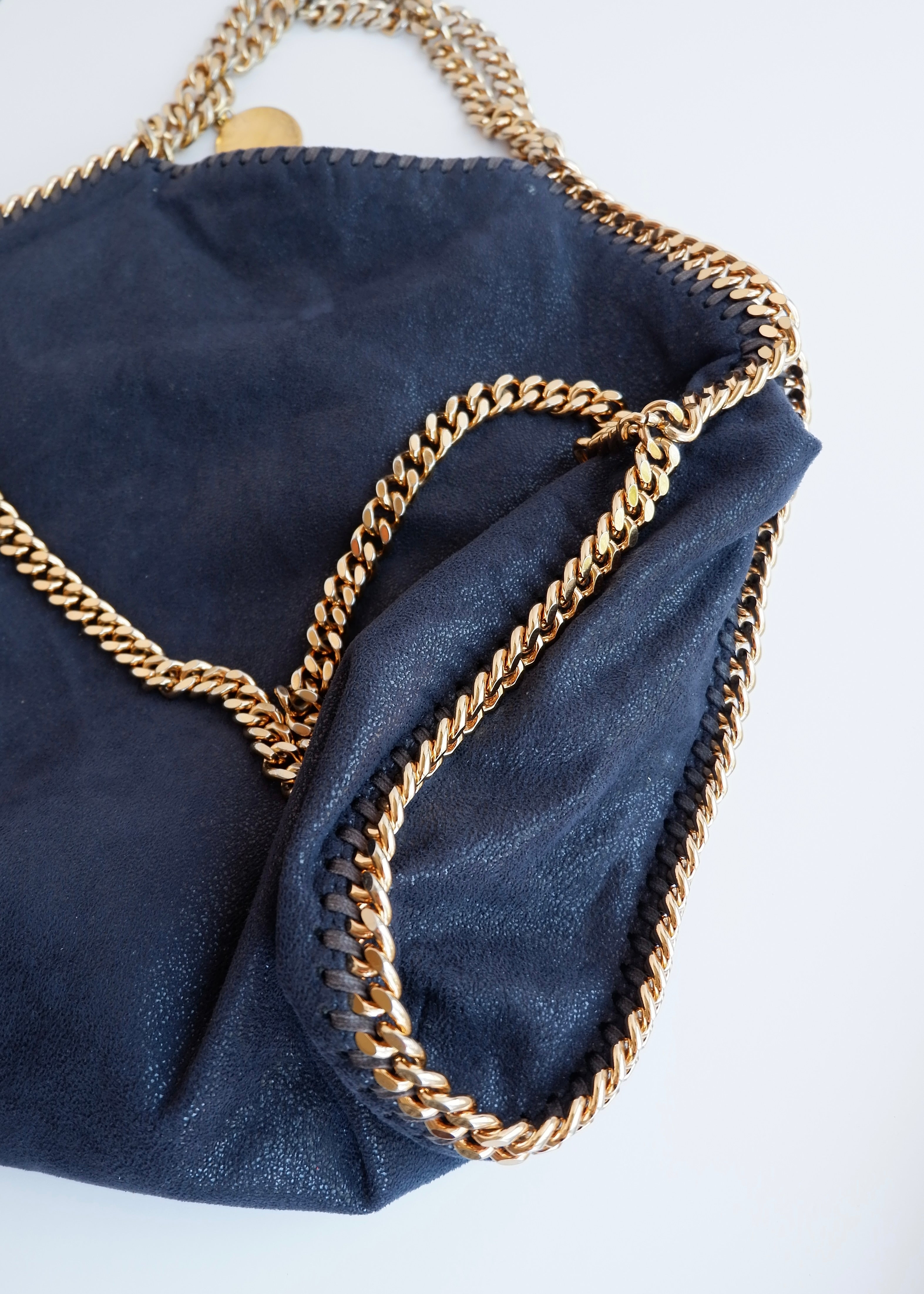 Authentic Preowned Stella McCartney Navy Fallabela Two Way Shoulder Bag