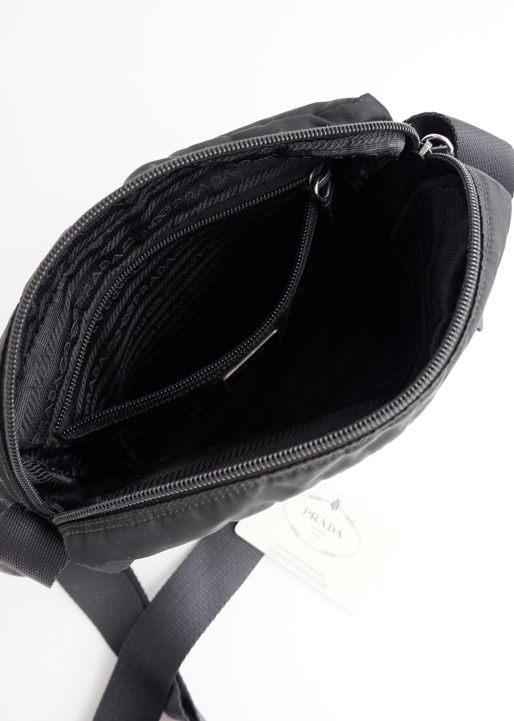 Authentic Preowned Prada Black Nylon Crossbody Bag