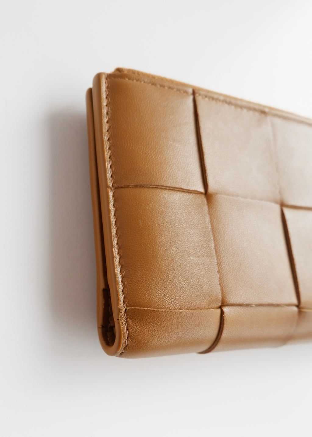 Authentic Preowned Bottega Veneta Brown Leather Bi-Fold Wallet