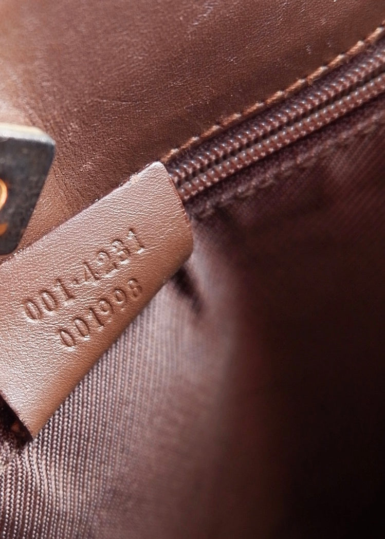 Authentic Preowned Gucci Brown GG Canvas Shoulder Bag