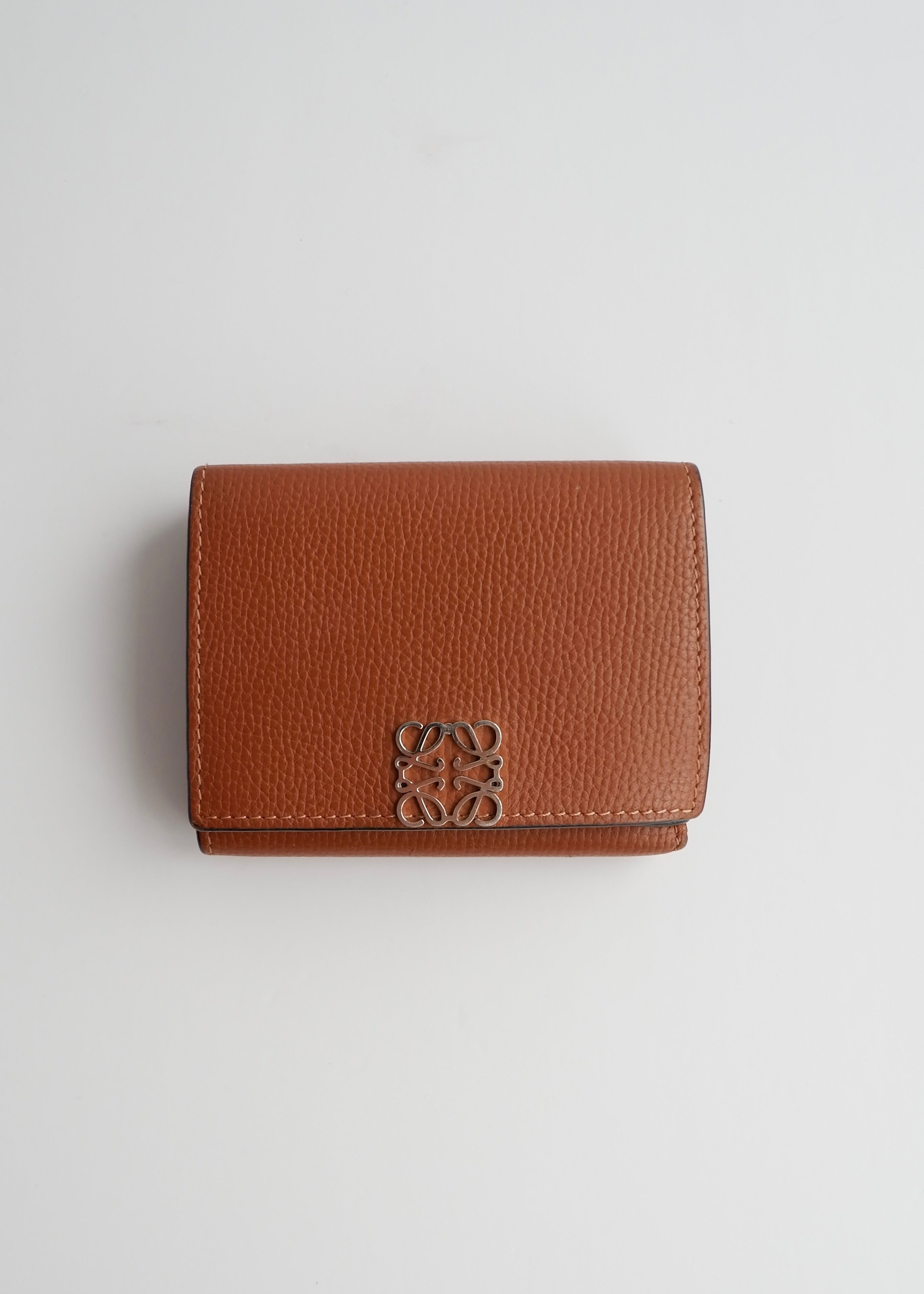 Authentic Preowned Loewe Brown Leather Bi-Fold Wallet