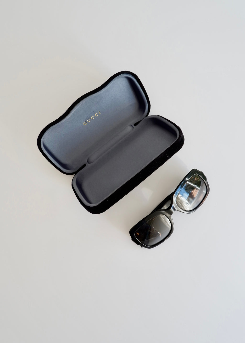 Authentic Preowned Gucci Black Square Frame Sunglasses