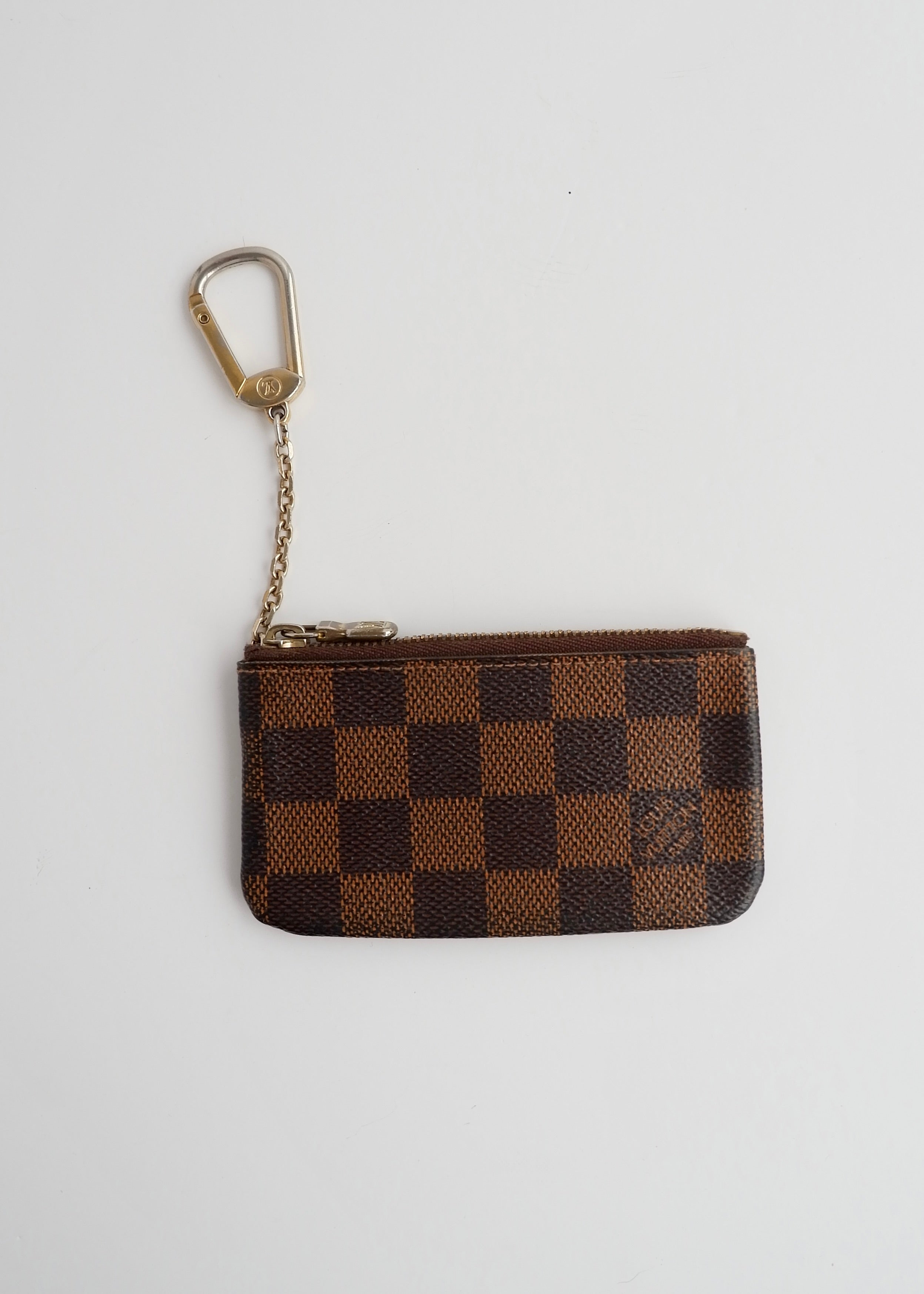 Authentic Preowned Louis Vuitton Damier Ebene Pochette Cle