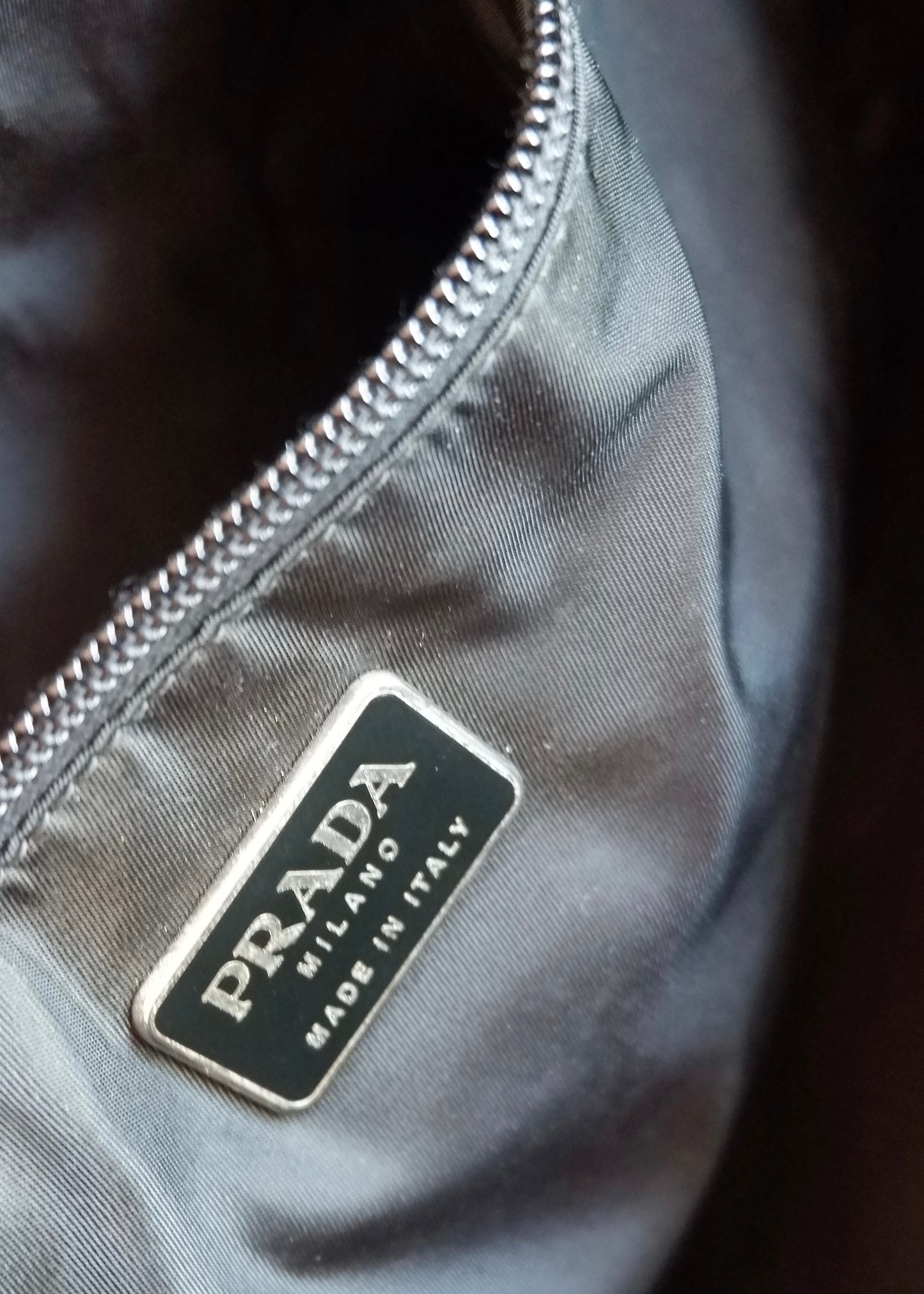Authentic Preowned Prada Black Nylon Thin Strap Tote Bag
