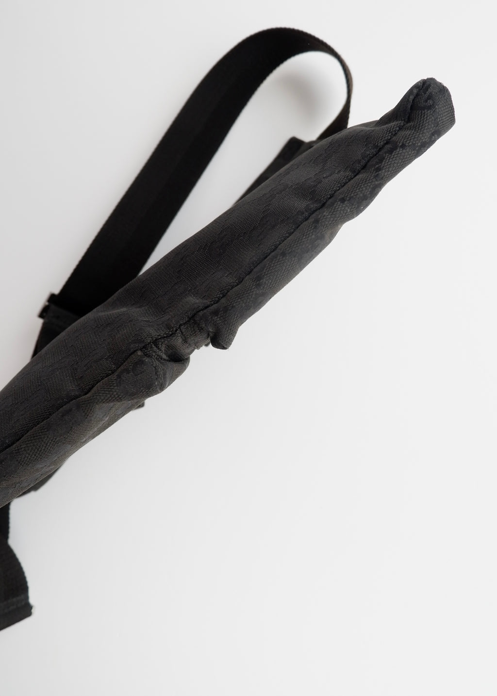 Authentic Preowned Gucci Black GG Canvas Belt Bag