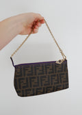 Authentic Preowned Fendi Zucca Pochette Shoulder