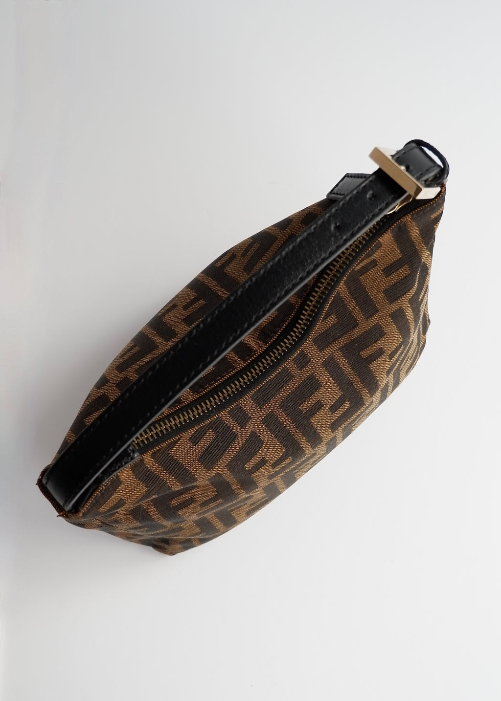Preowned Fendi Zucca Print Micro Handbag