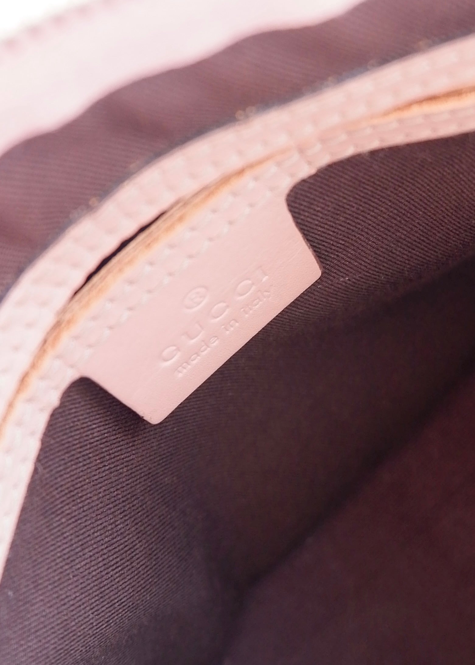 Authentic Preowned Gucci Pink GG Canvas Mini Boston Bag