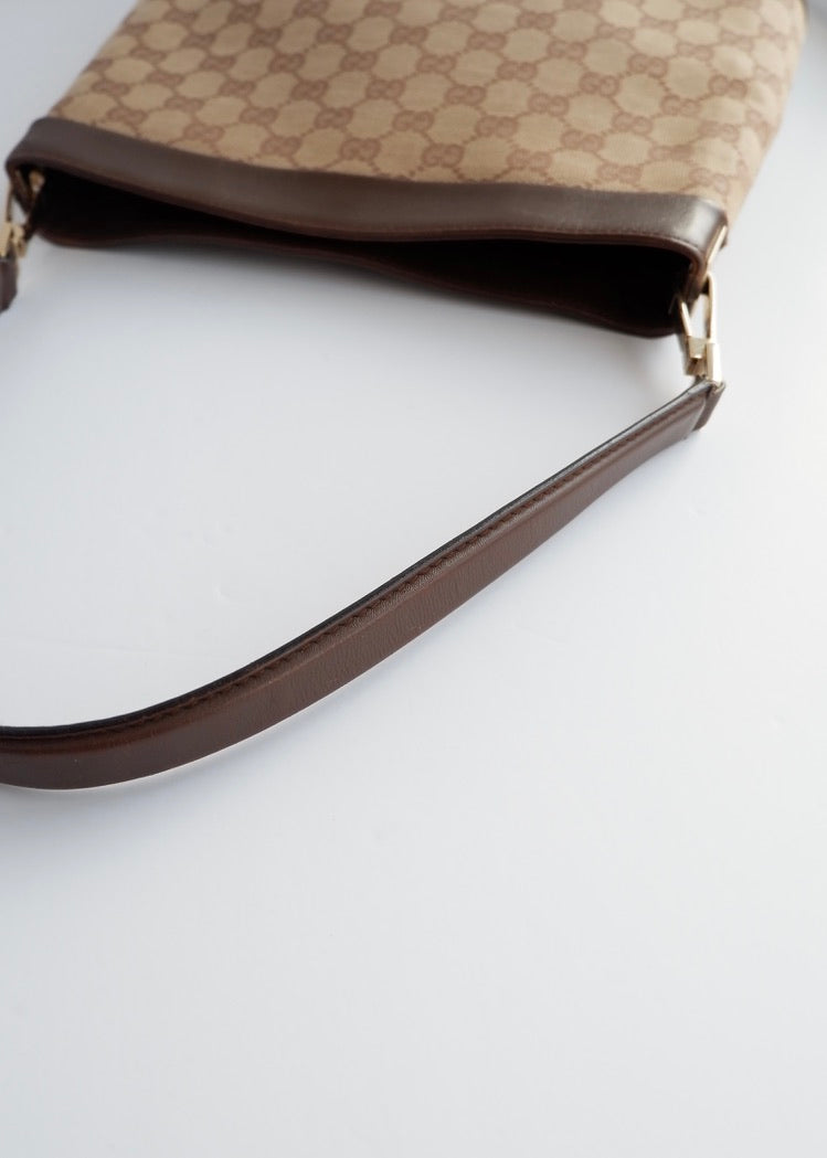 Authentic Preowned Gucci Brown GG Canvas Shoulder Bag