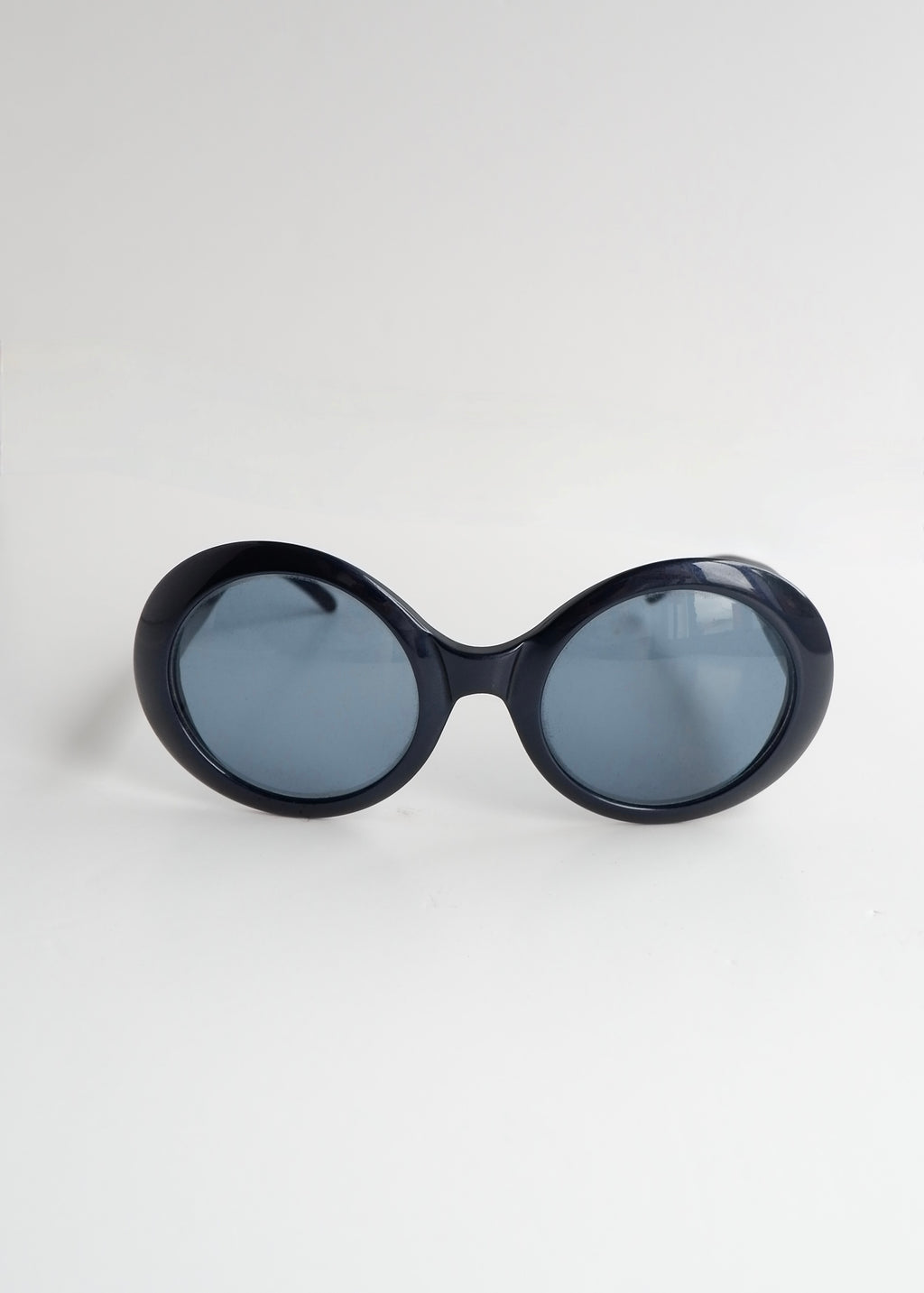 Authentic Preowned Gucci Navy Blue Round Frame Sunglasses
