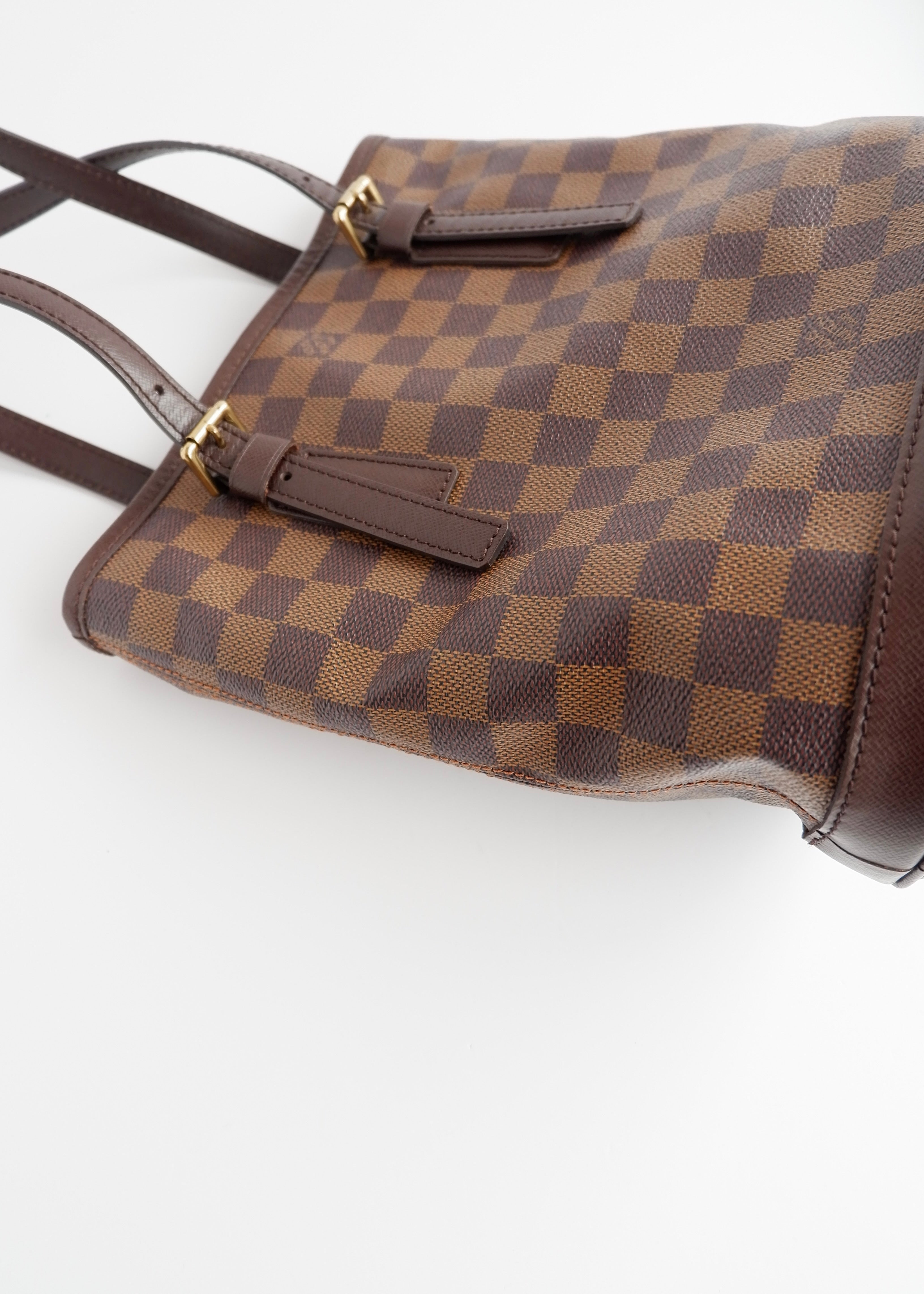 Authentic Preowned Louis Vuitton Damier Ebene Marais Bucket Bag