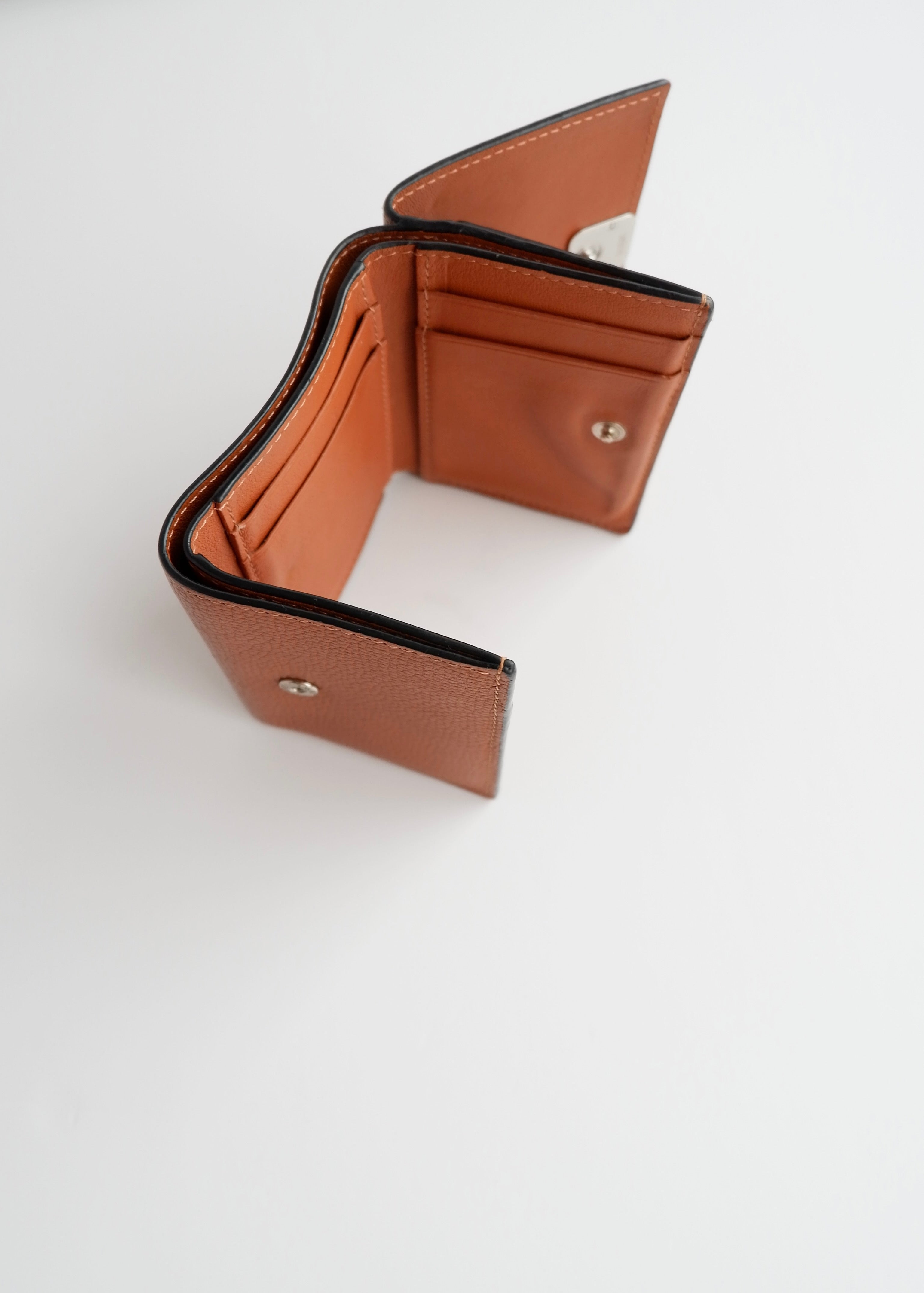 Authentic Preowned Loewe Brown Leather Bi-Fold Wallet